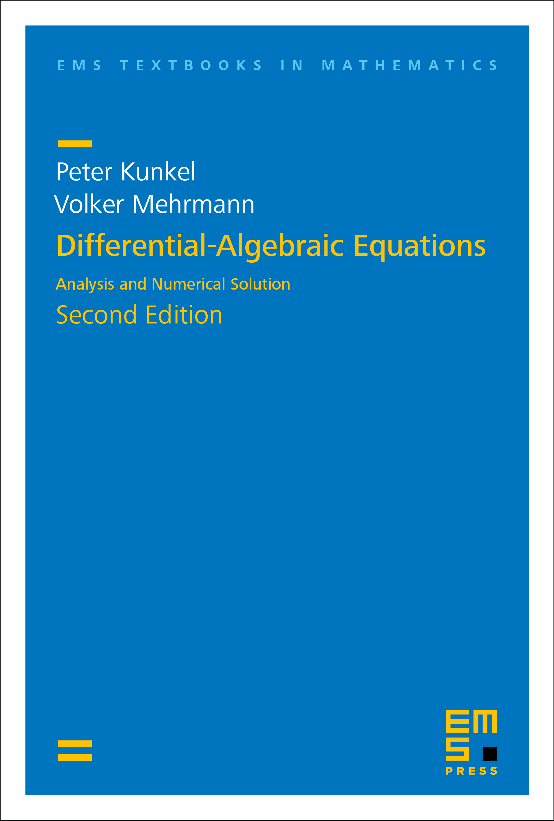 Differential-Algebraic Equations cover