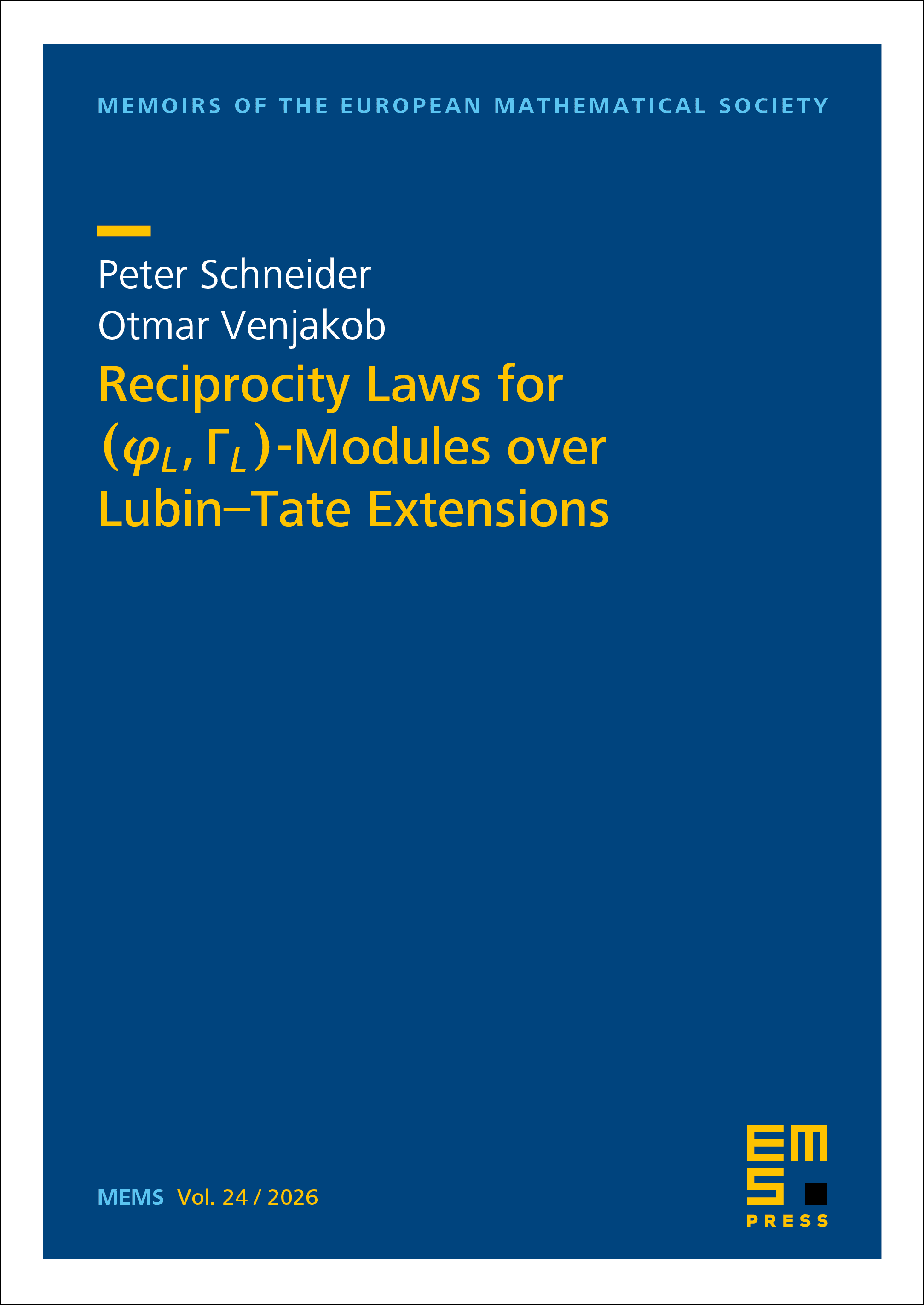 Reciprocity Laws for (𝜑_L, Γ_L)-Modules over Lubin–Tate Extensions cover