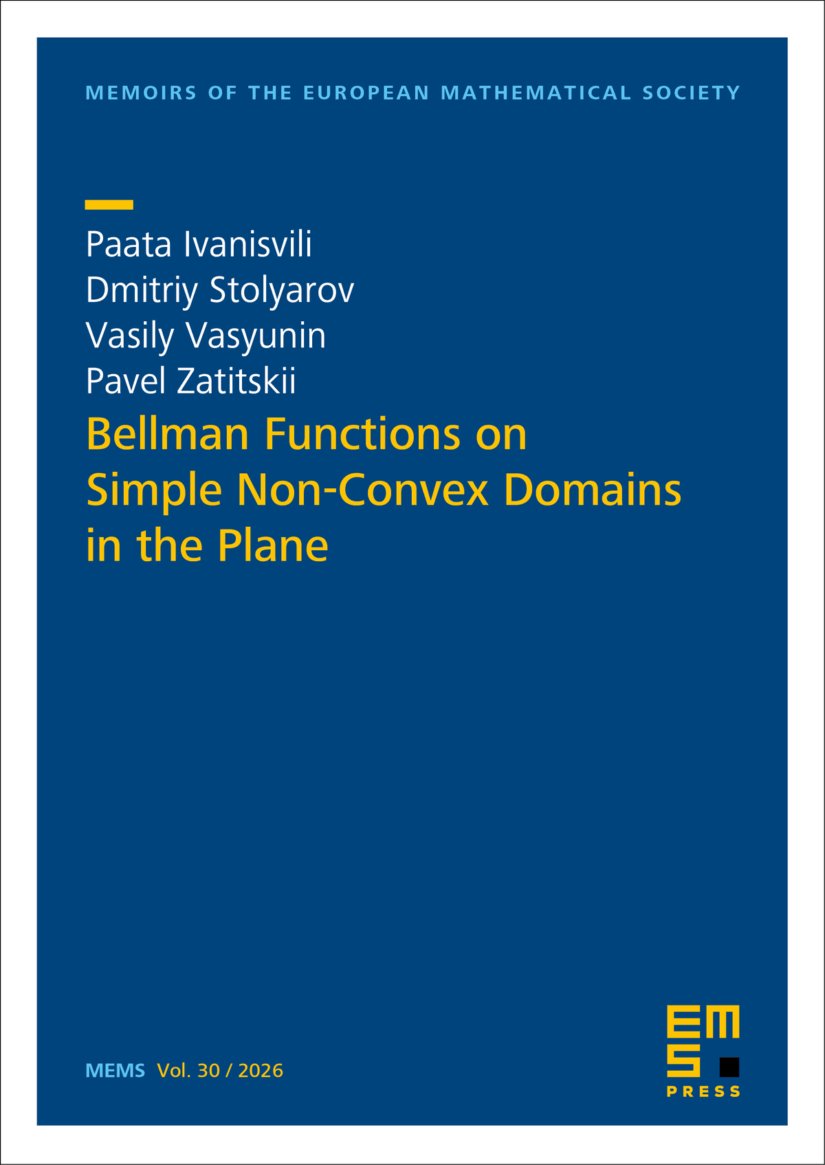 Bellman Functions on Simple Non-Convex Domains in the Plane cover
