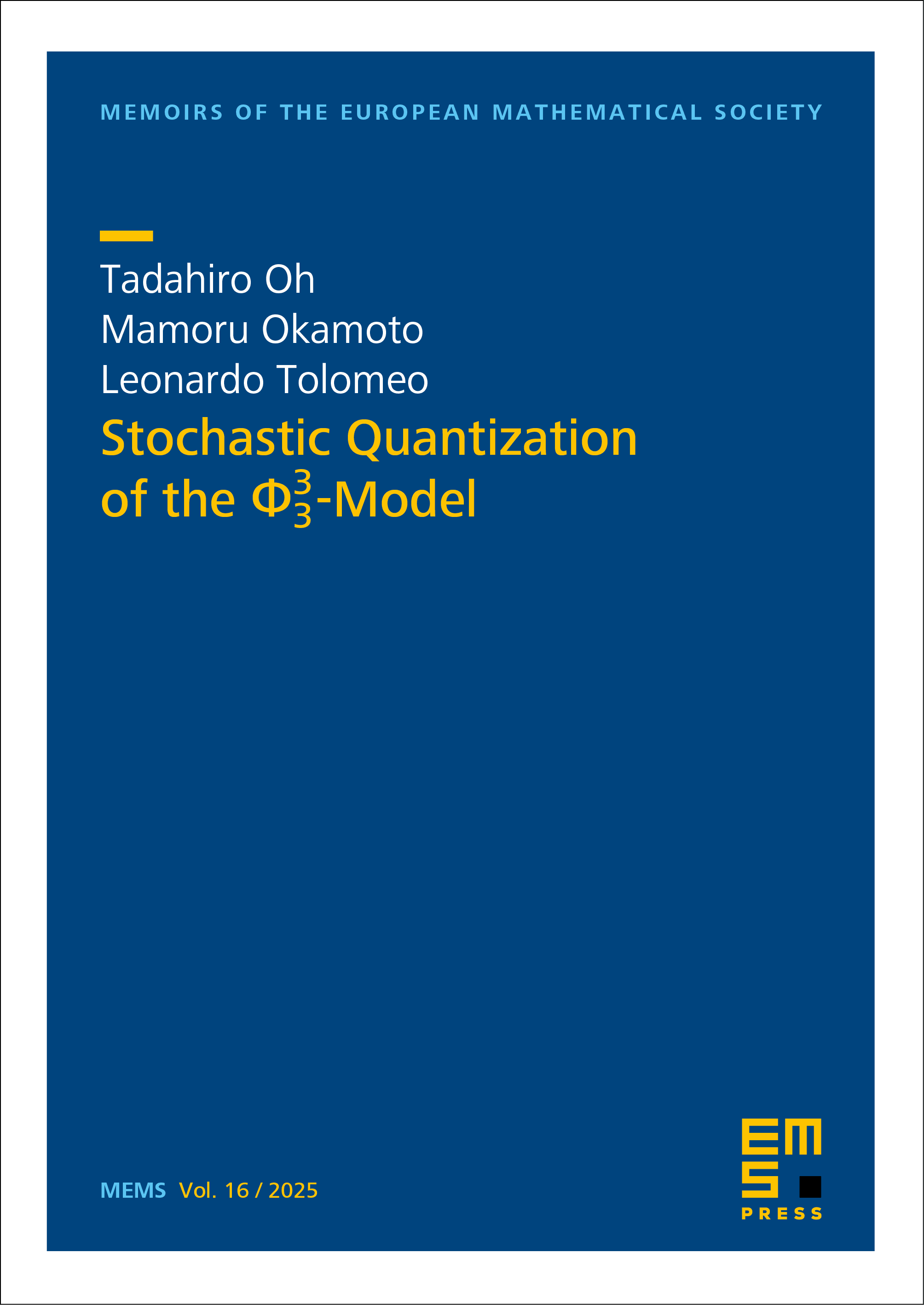 Stochastic Quantization of the 𝛟³₃-Model cover