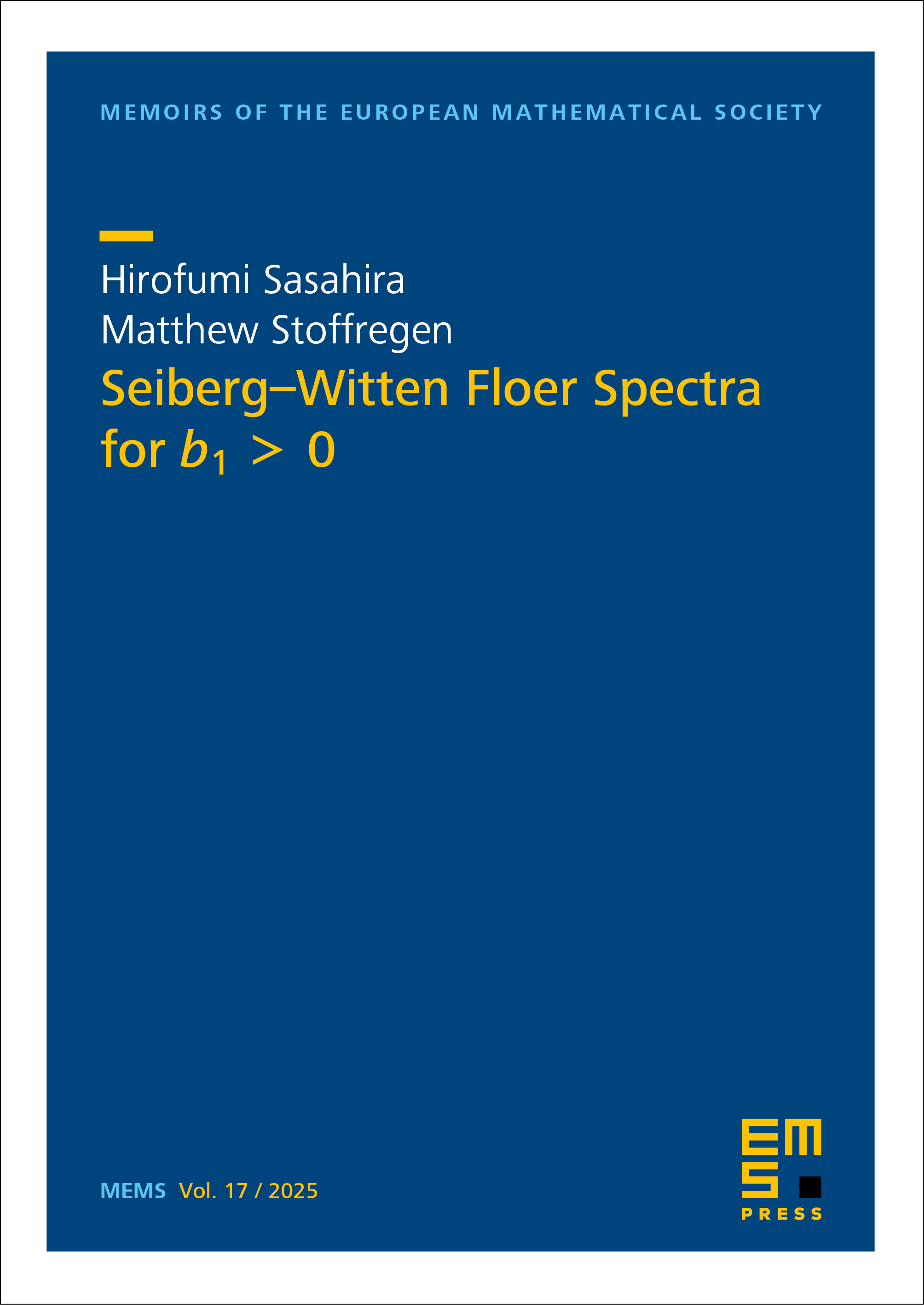 Seiberg–Witten Floer Spectra for b₁ >0 cover