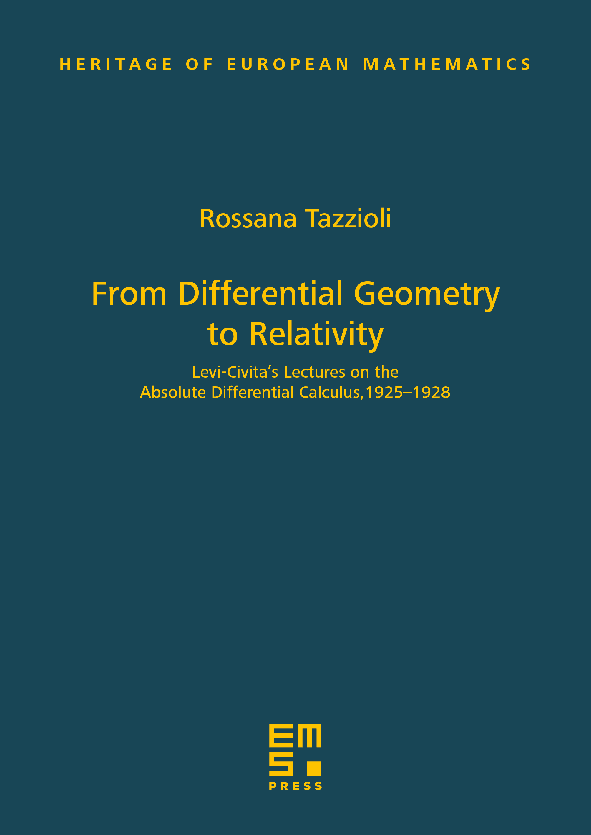 From Diﬀerential Geometry to Relativity cover