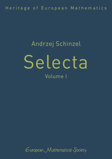 Publication list of Andrzej Schinzel cover