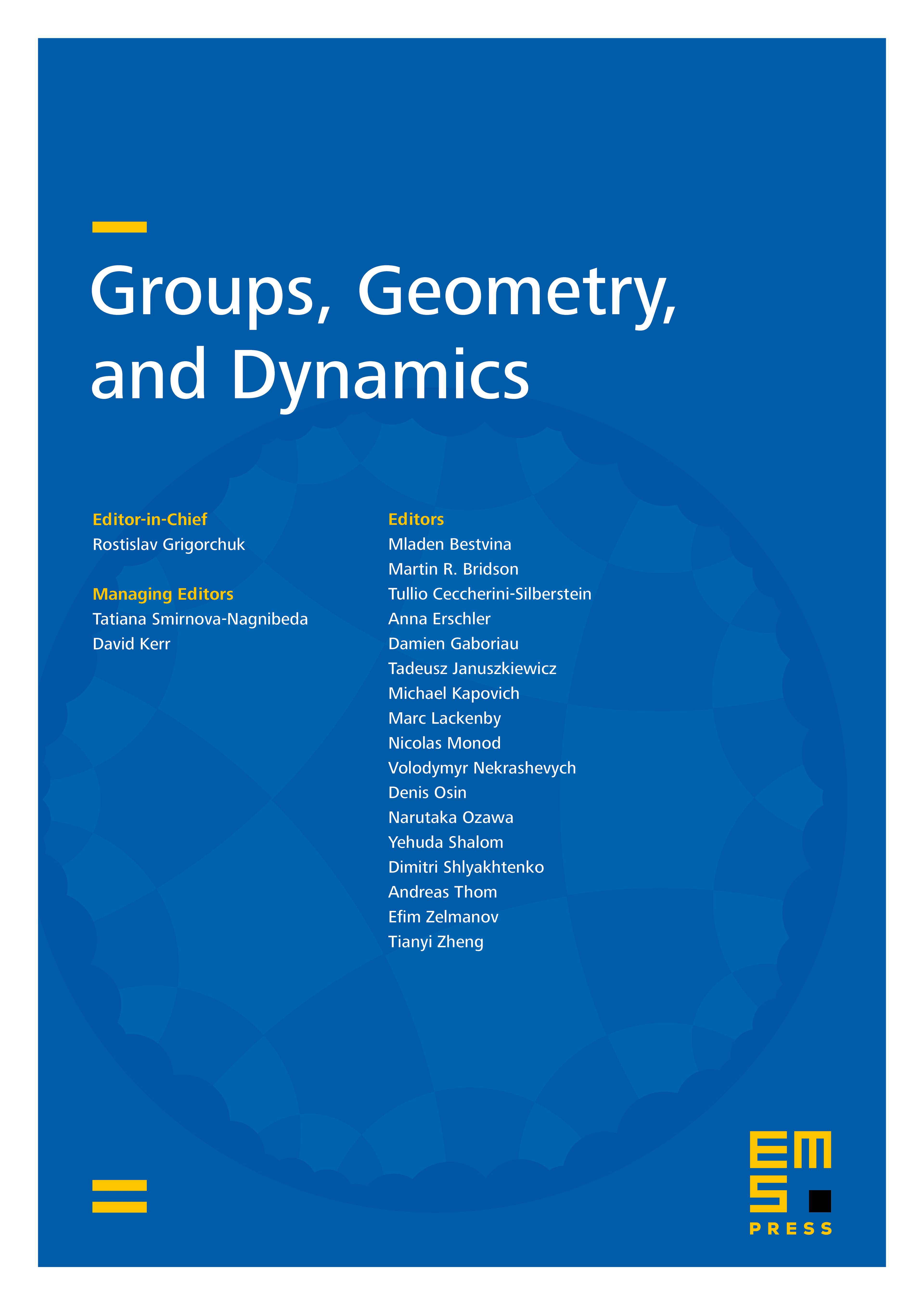 Automatically presented groups cover