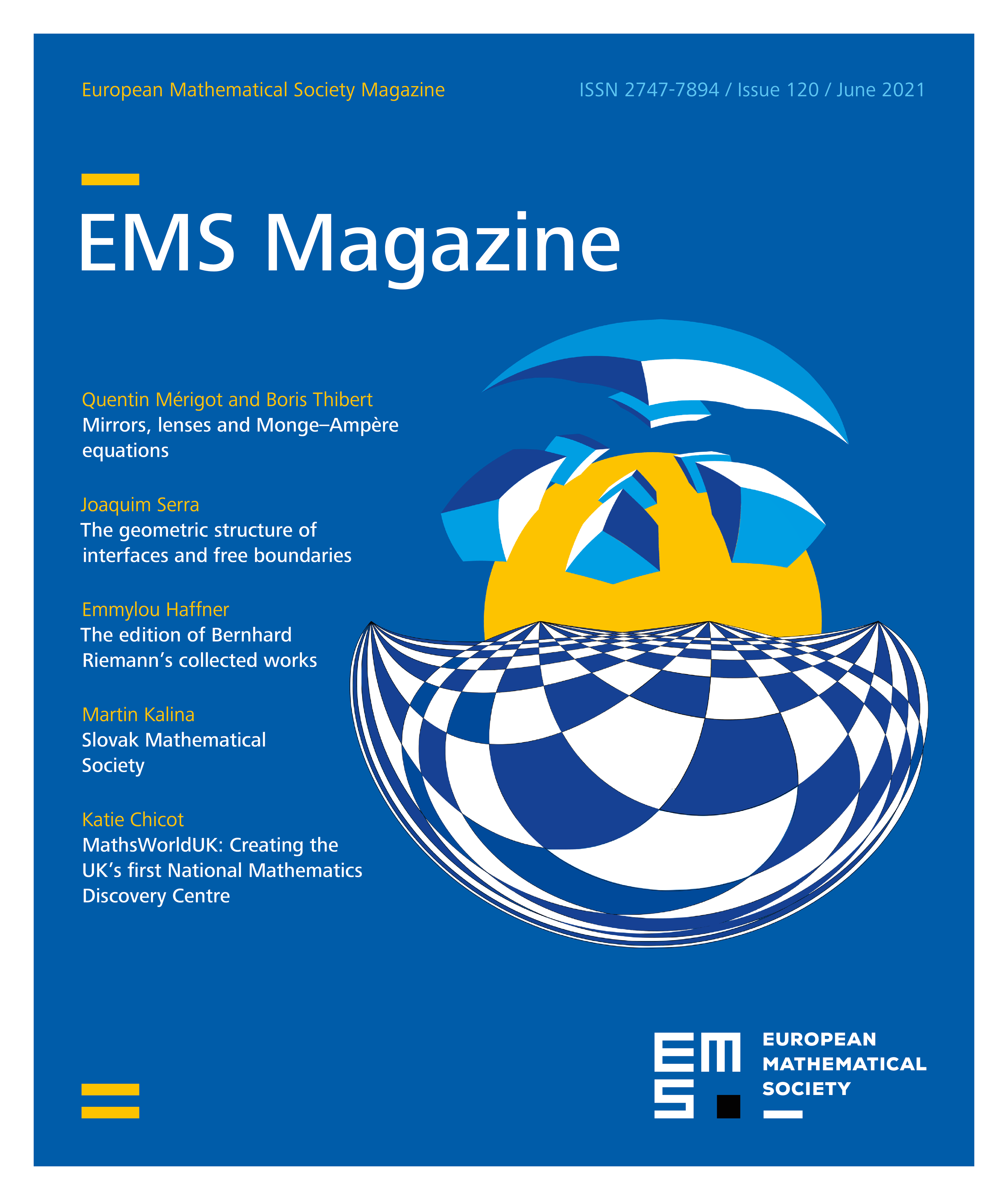 Eur. Math. Soc. Mag. cover