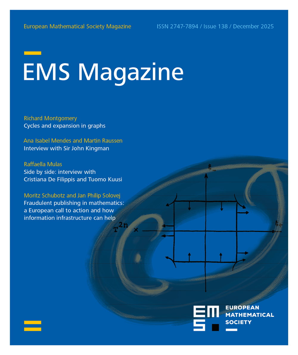 Eur. Math. Soc. Mag. cover