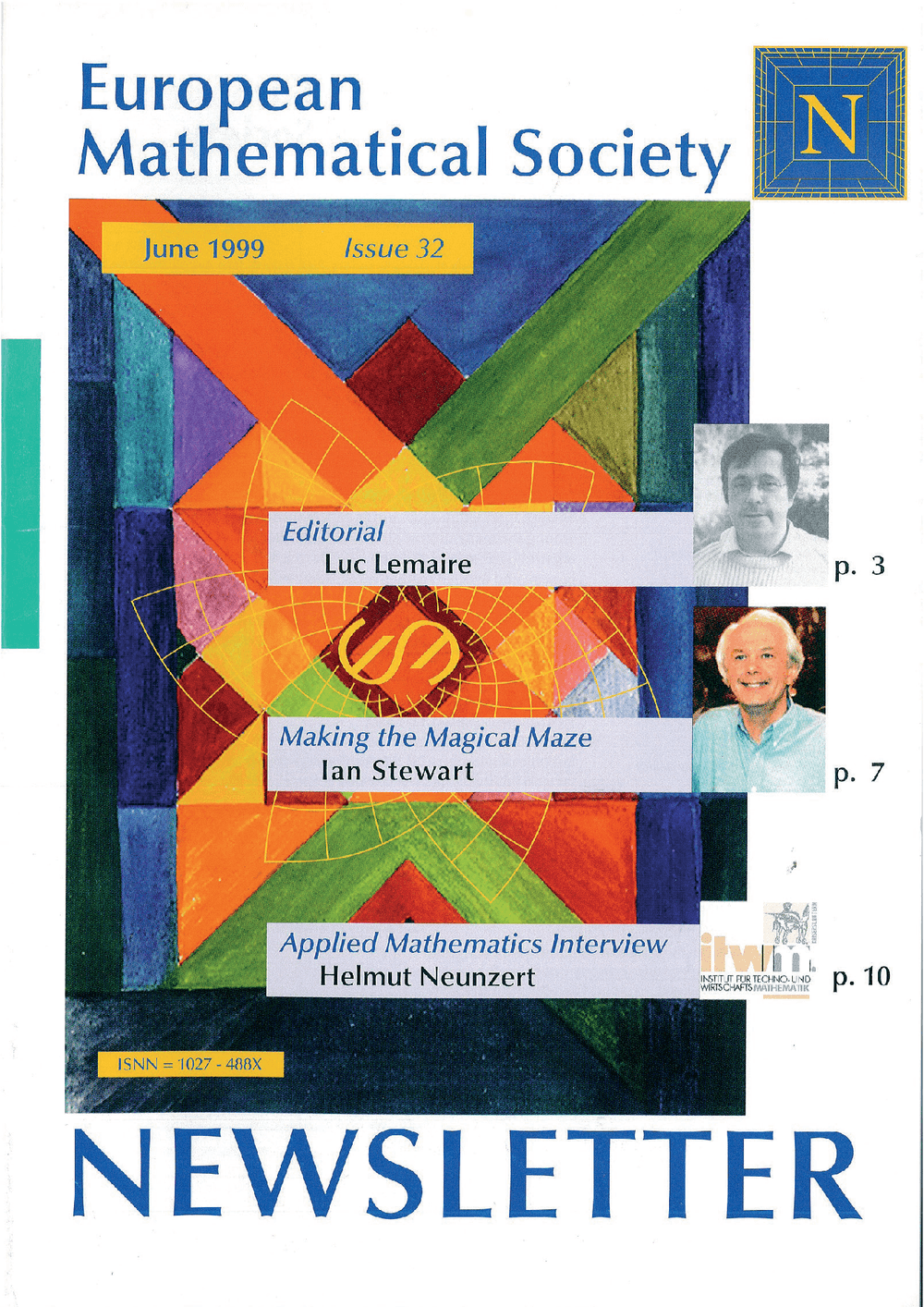 Eur. Math. Soc. Mag. cover