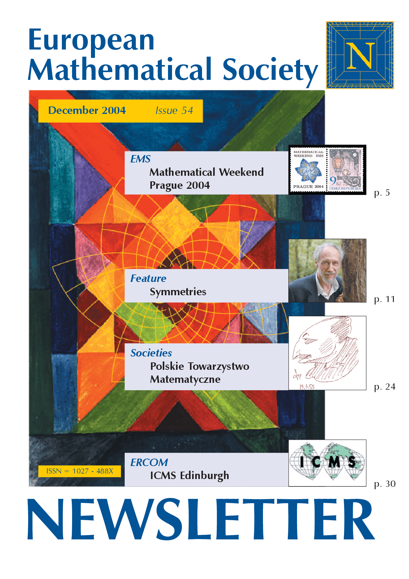 Eur. Math. Soc. Mag. cover