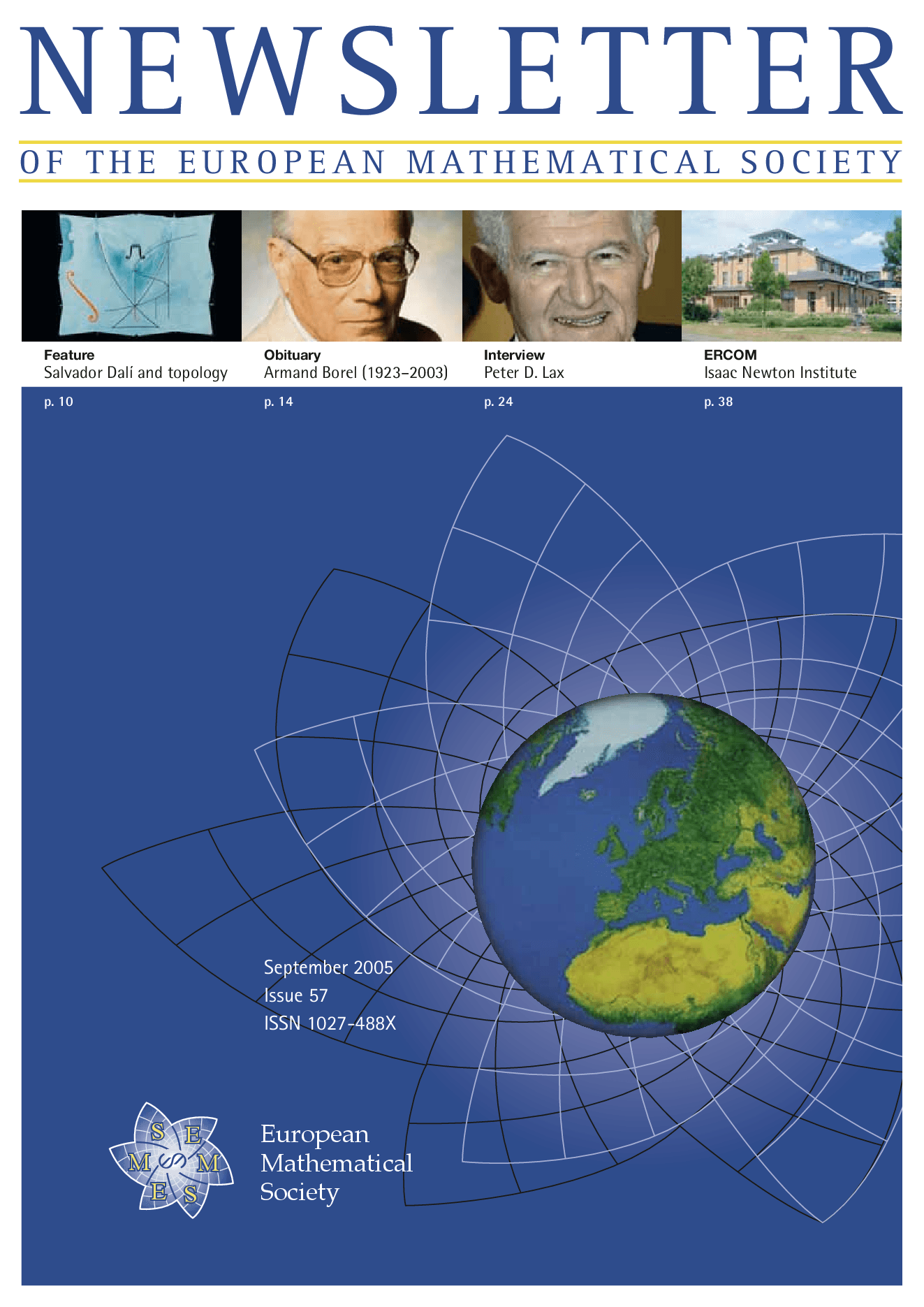 Eur. Math. Soc. Mag. cover