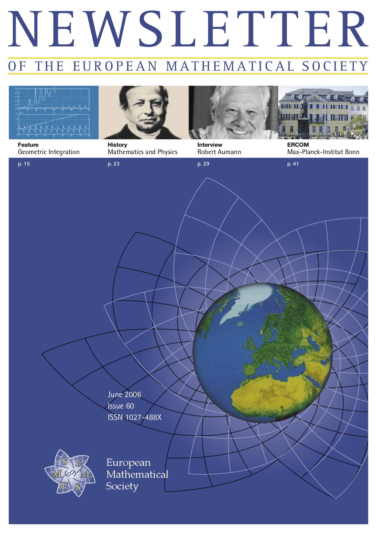 Eur. Math. Soc. Mag. cover