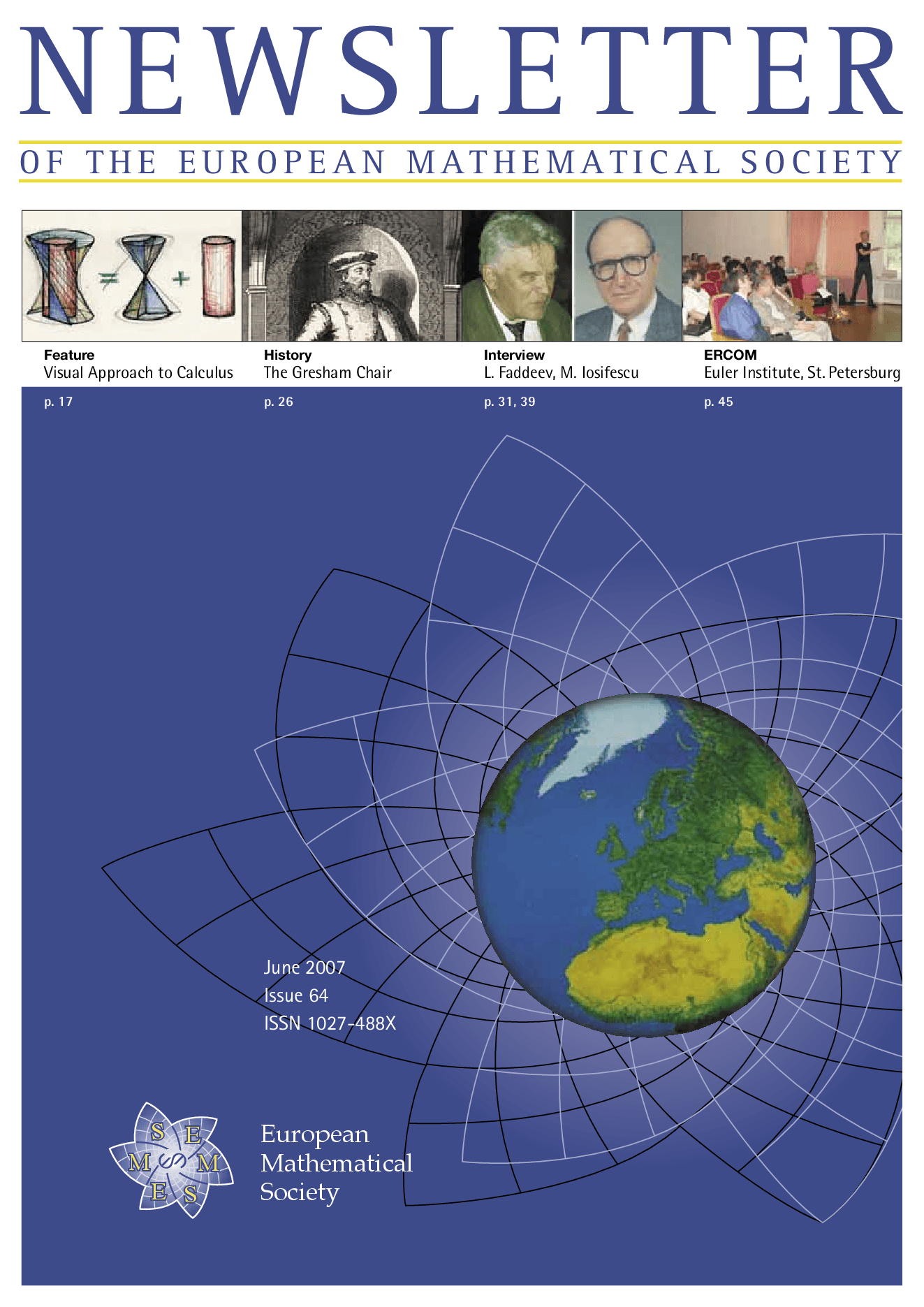 Eur. Math. Soc. Mag. cover