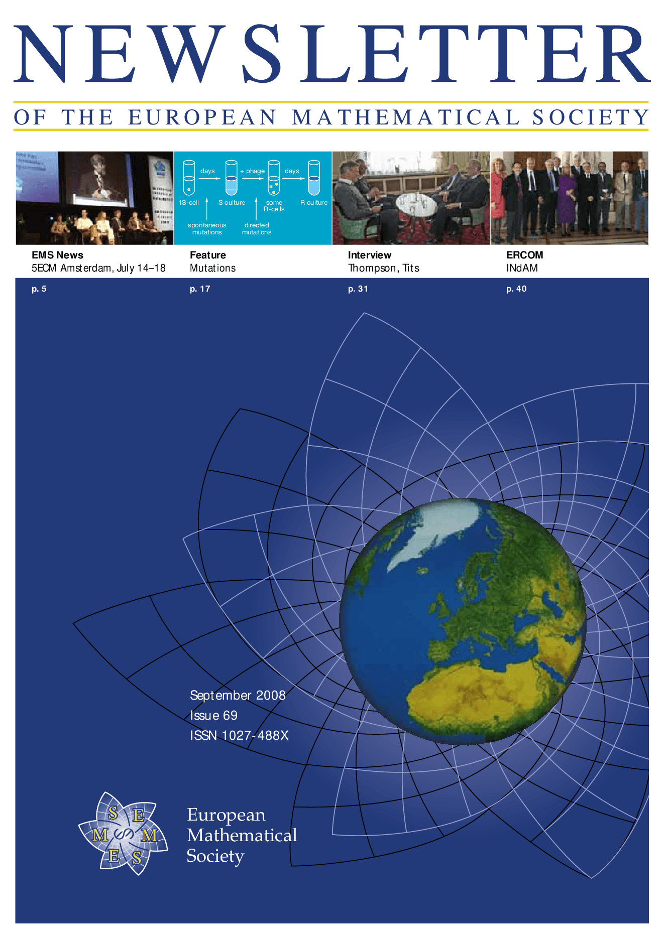 Eur. Math. Soc. Mag. cover