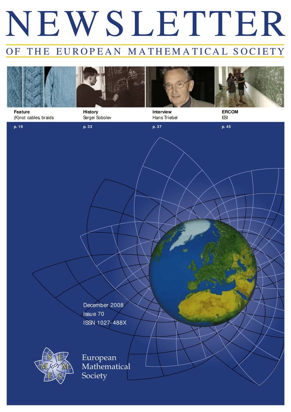Eur. Math. Soc. Mag. cover