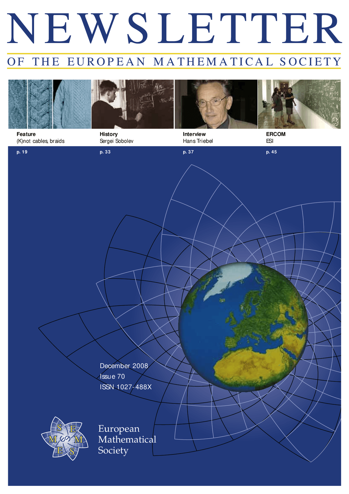 Eur. Math. Soc. Mag. cover