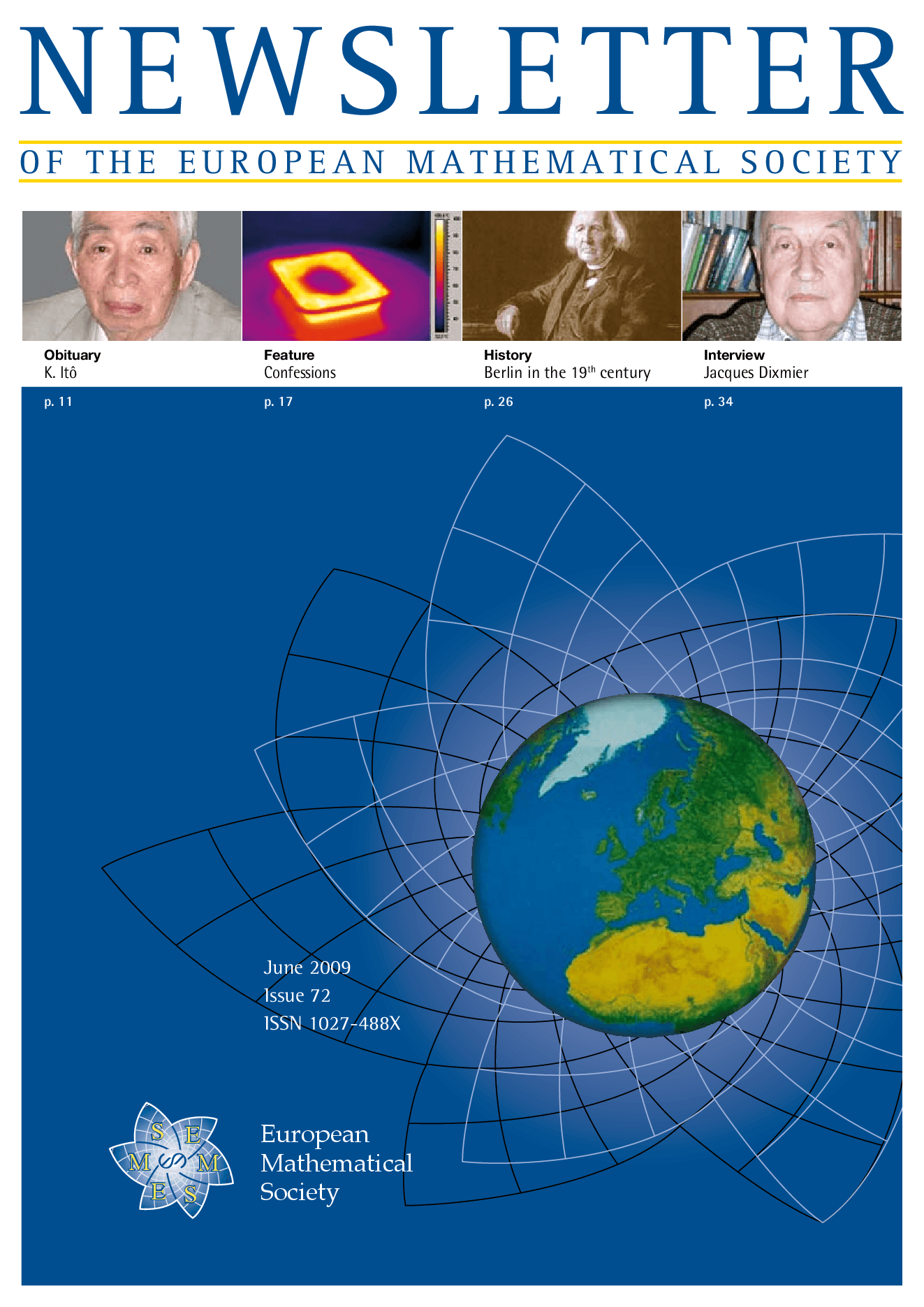 Eur. Math. Soc. Mag. cover
