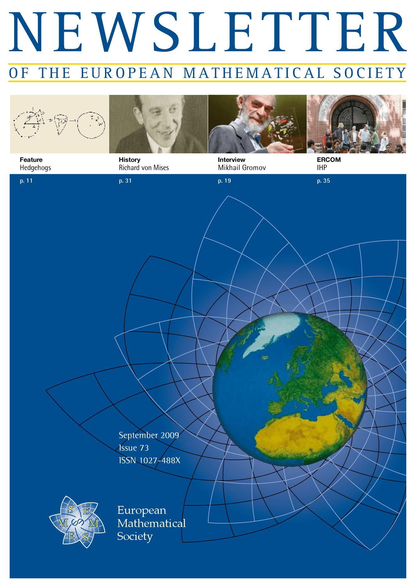 Eur. Math. Soc. Mag. cover