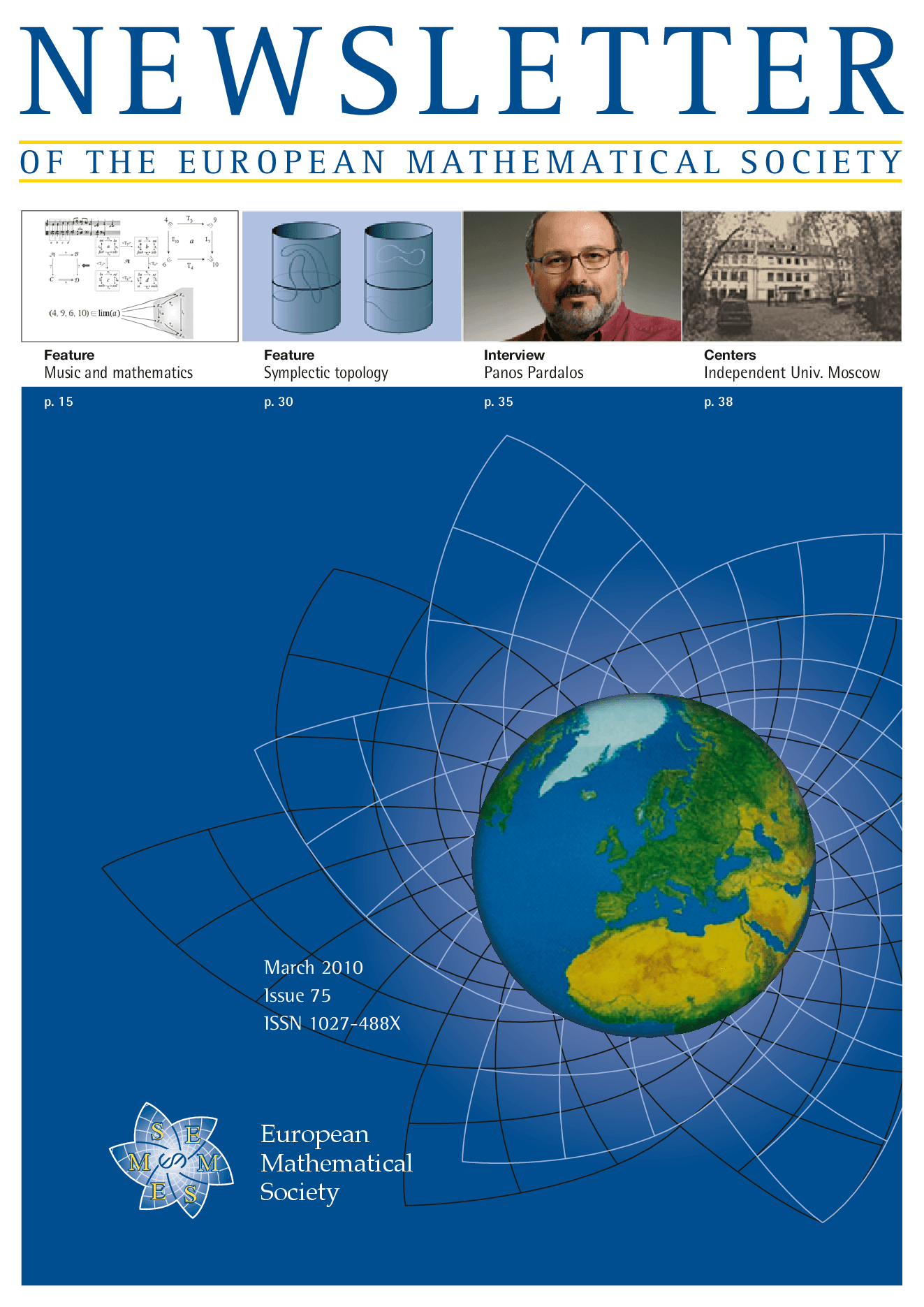 Eur. Math. Soc. Mag. cover