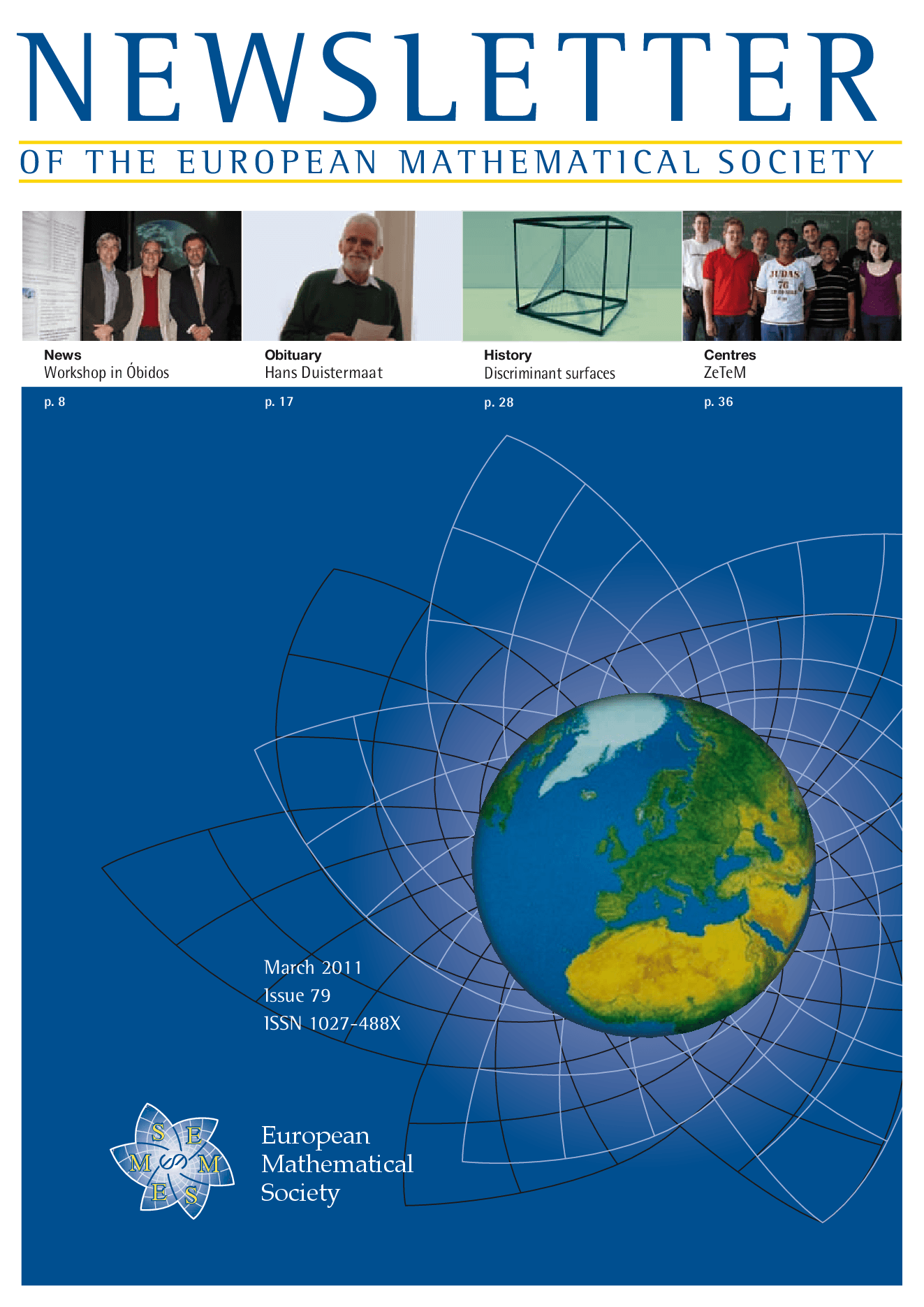 Eur. Math. Soc. Mag. cover