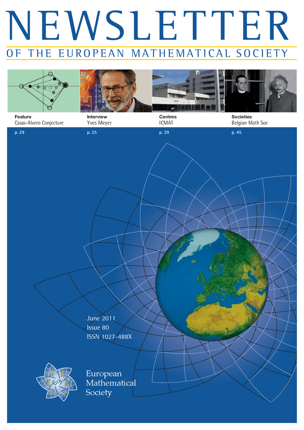 Eur. Math. Soc. Mag. cover