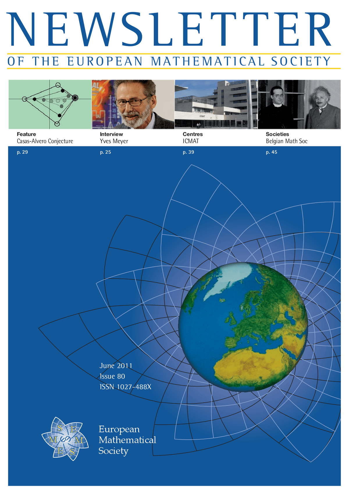 Eur. Math. Soc. Mag. cover