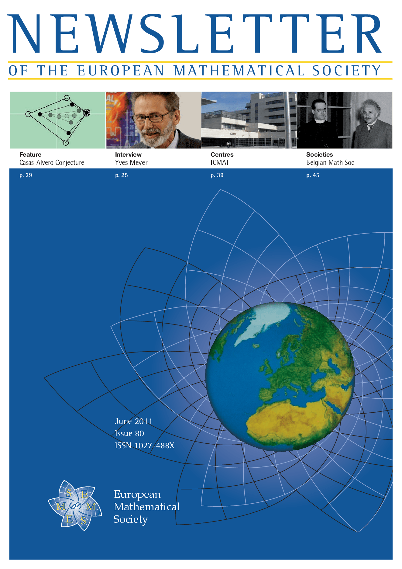 Eur. Math. Soc. Mag. cover