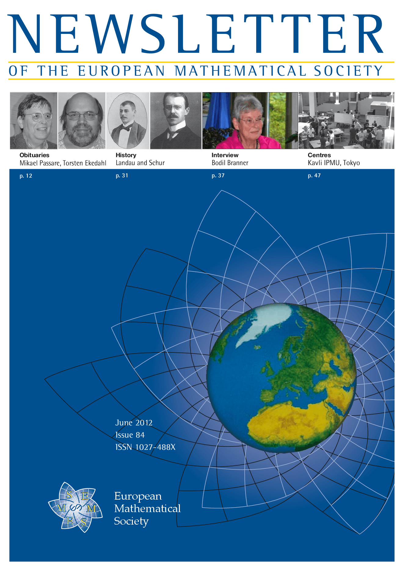 Eur. Math. Soc. Mag. cover