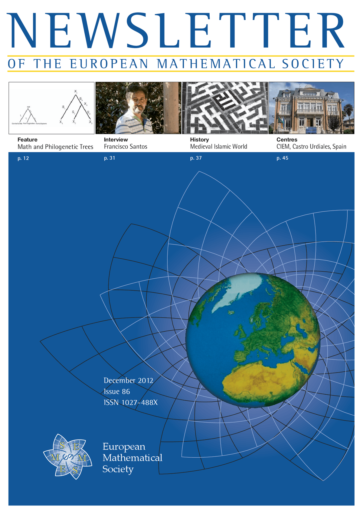 Eur. Math. Soc. Mag. cover