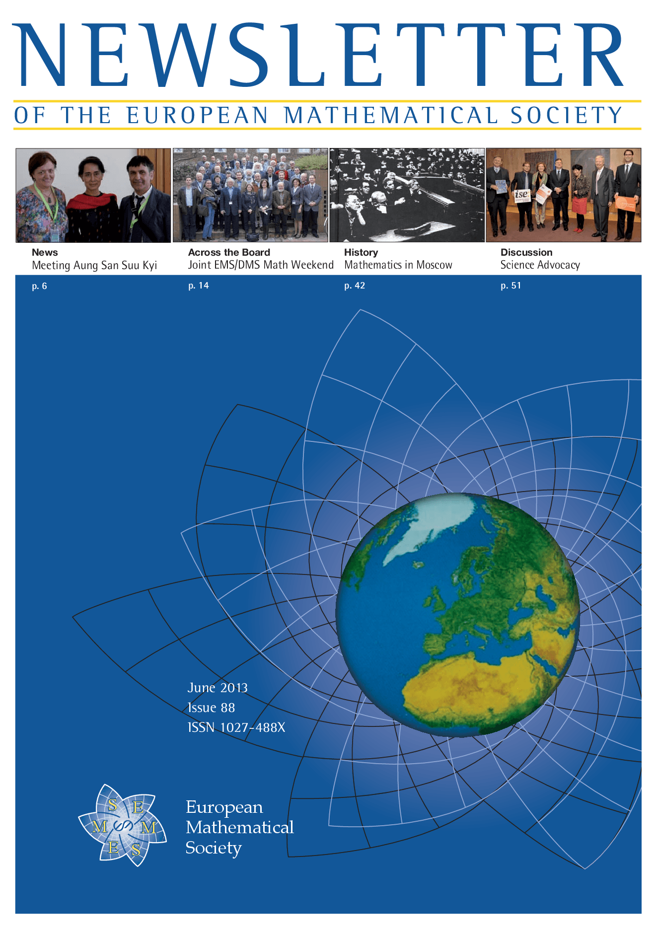 Eur. Math. Soc. Mag. cover