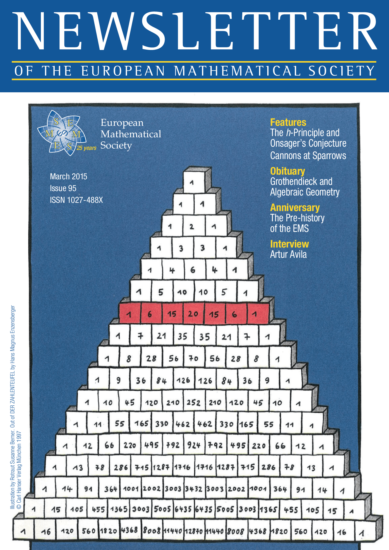 Eur. Math. Soc. Mag. cover