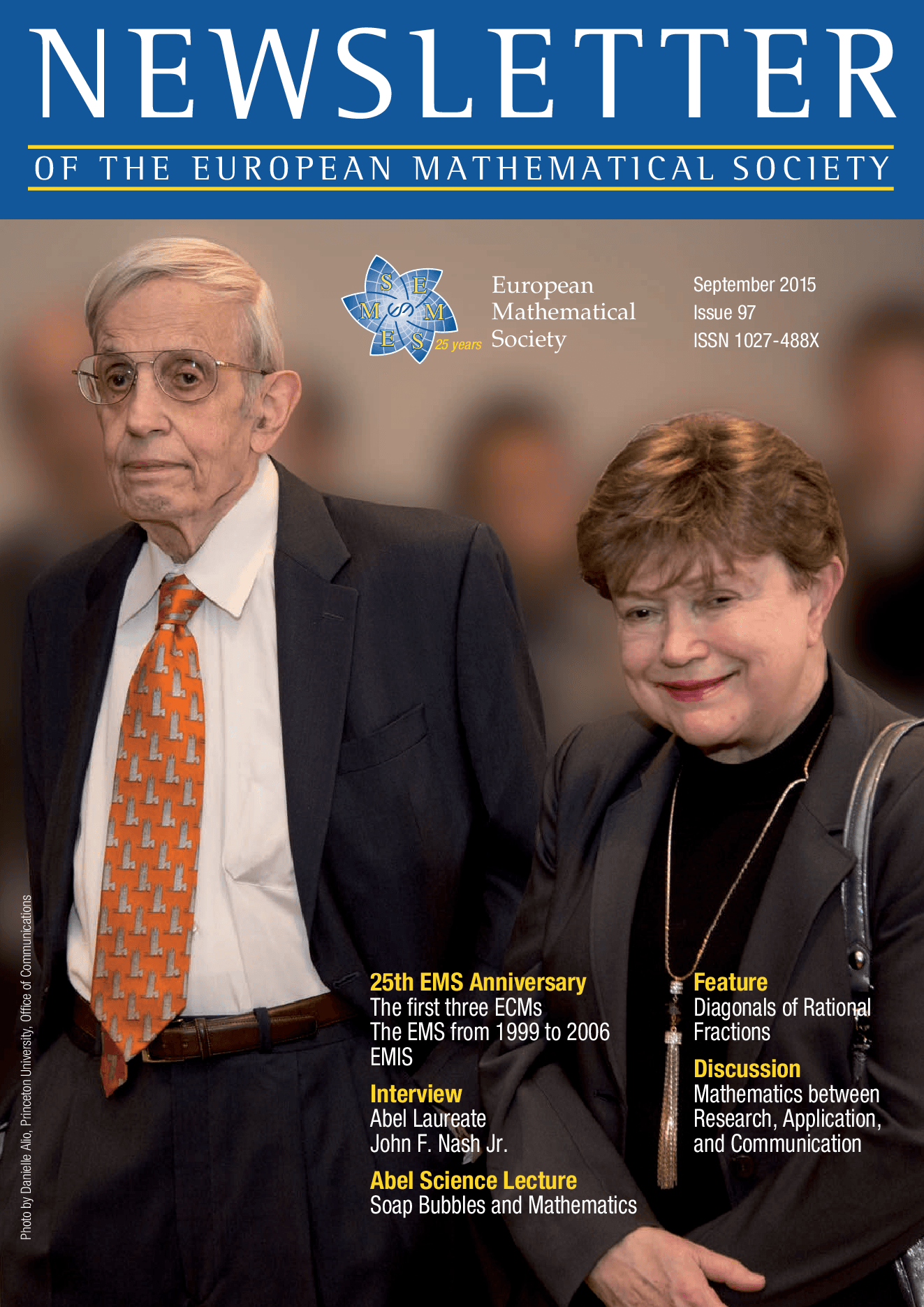 Eur. Math. Soc. Mag. cover