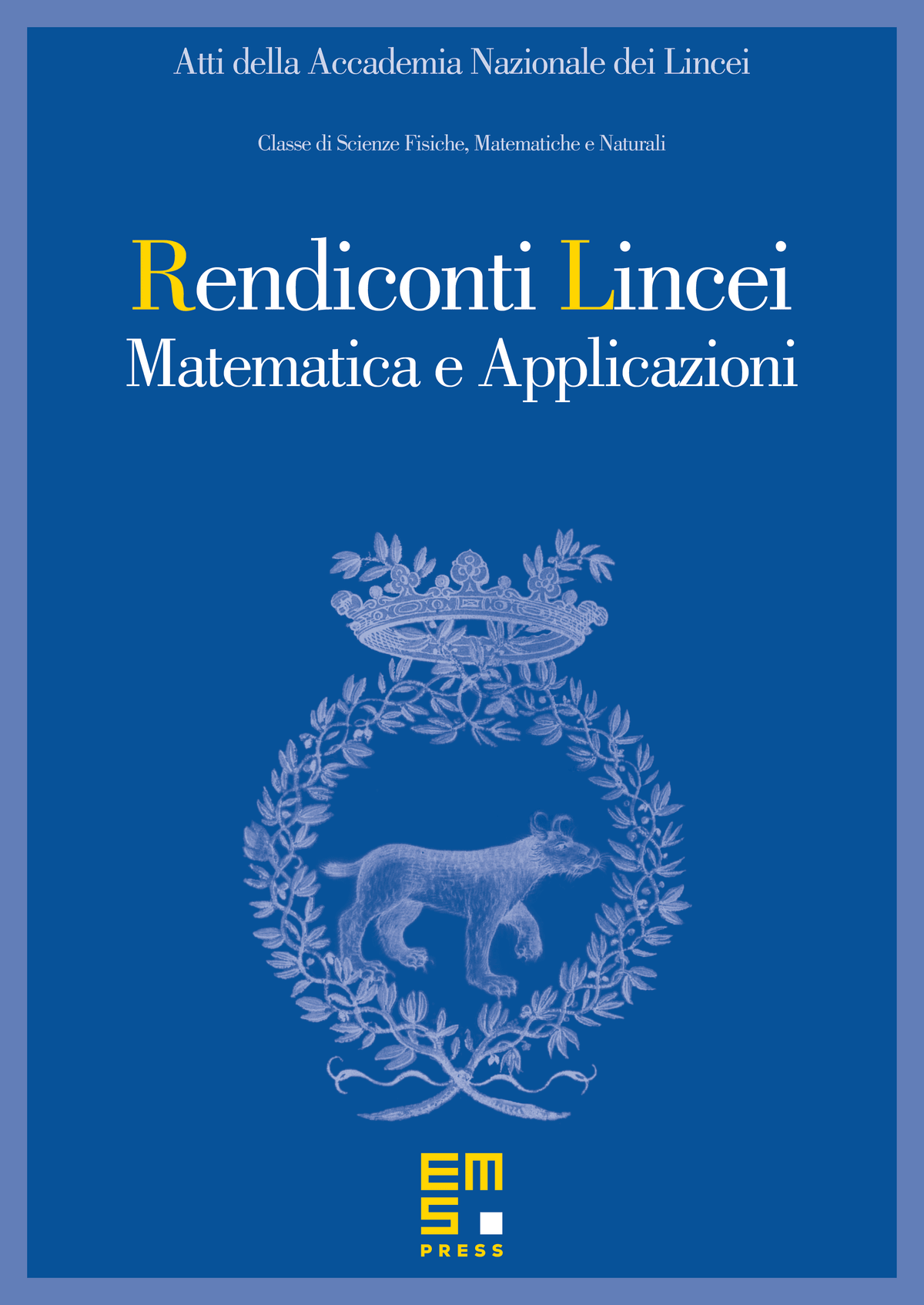 Atti Accad. Naz. Lincei Cl. Sci. Fis. Mat. Natur. cover