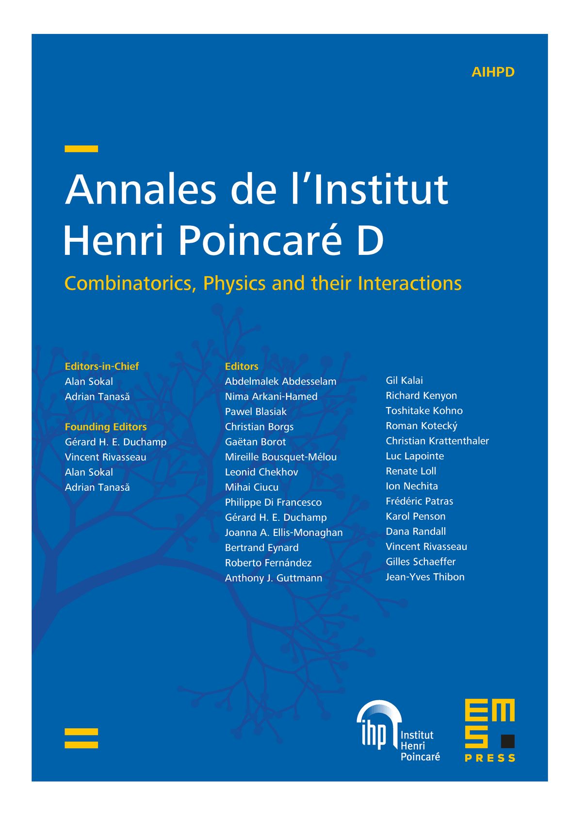 Ann. Inst. Henri Poincaré Comb. Phys. Interact. cover