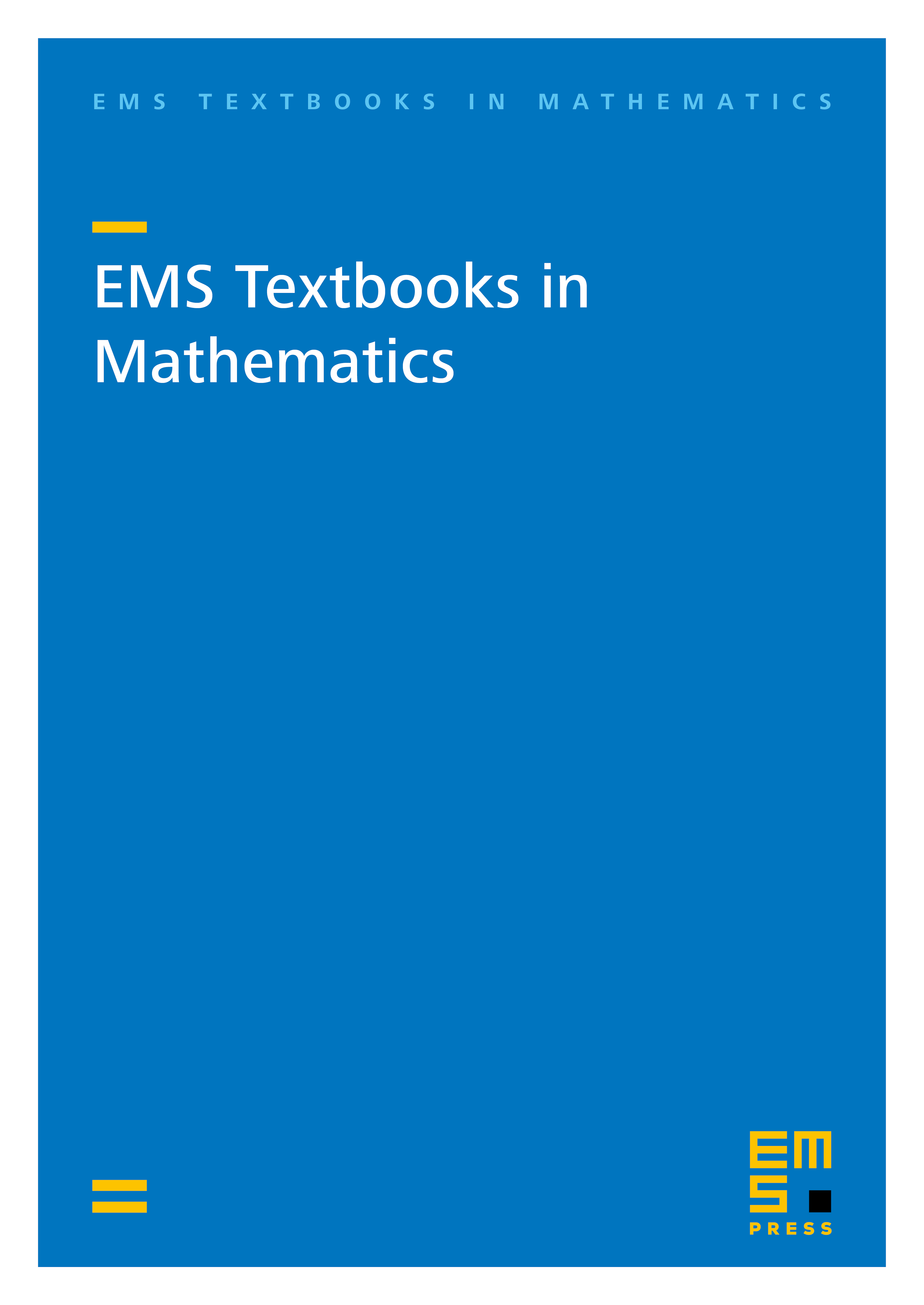 EMS Textbooks in Mathematics cover