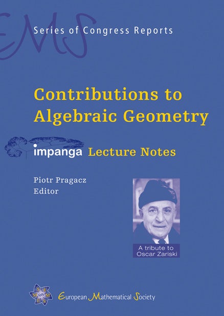 The influence of Oscar Zariski on algebraic geometry cover