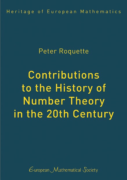 Contributions to the History of Number Theory in the 20th Century cover