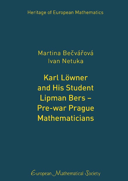 Lecture courses and seminars delivered by Karl Löwner cover