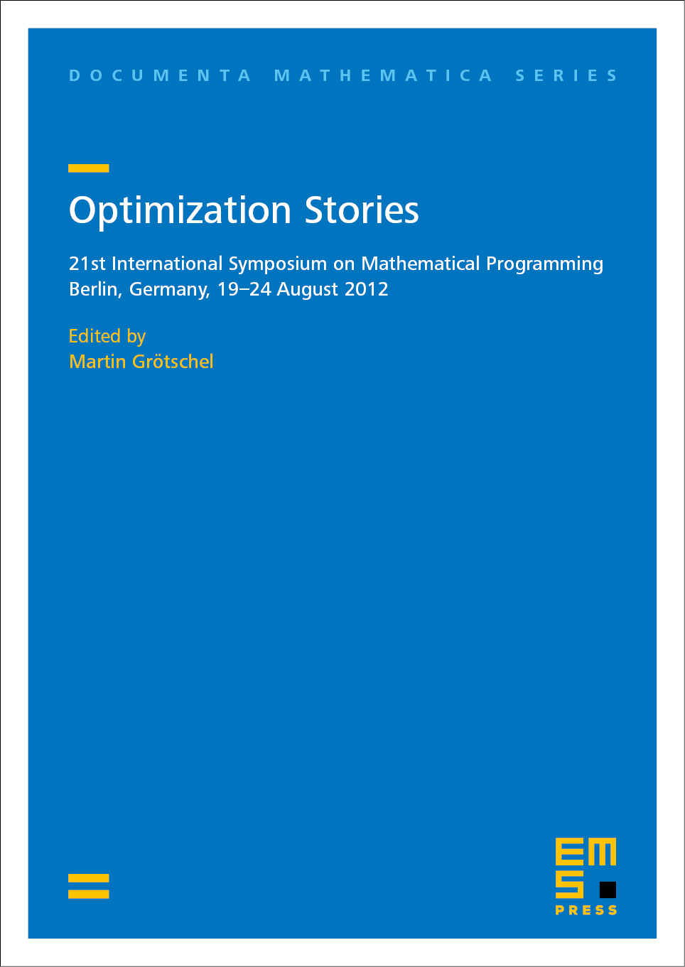Stories about the old masters of optimization cover