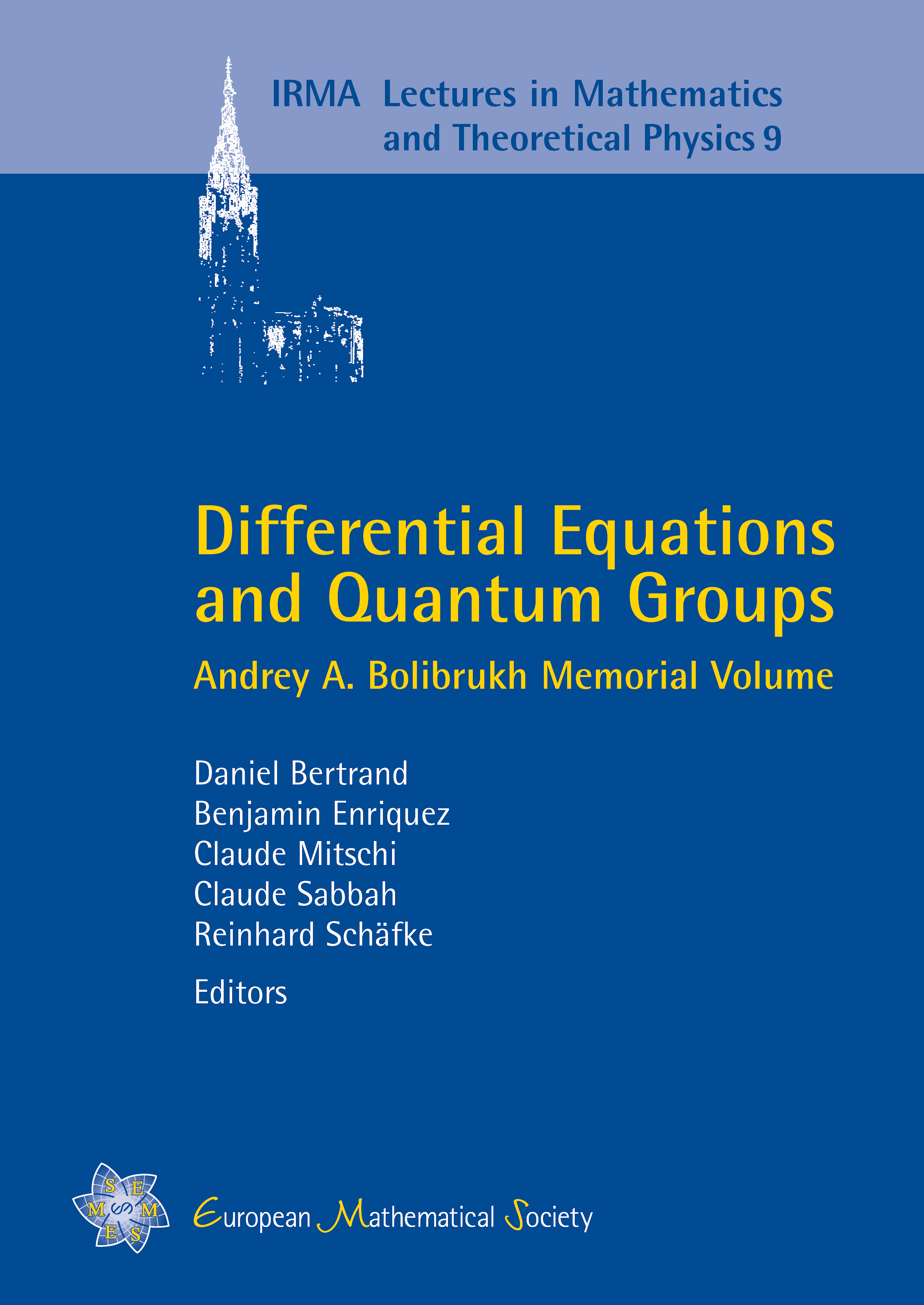Differential Equations and Quantum Groups cover