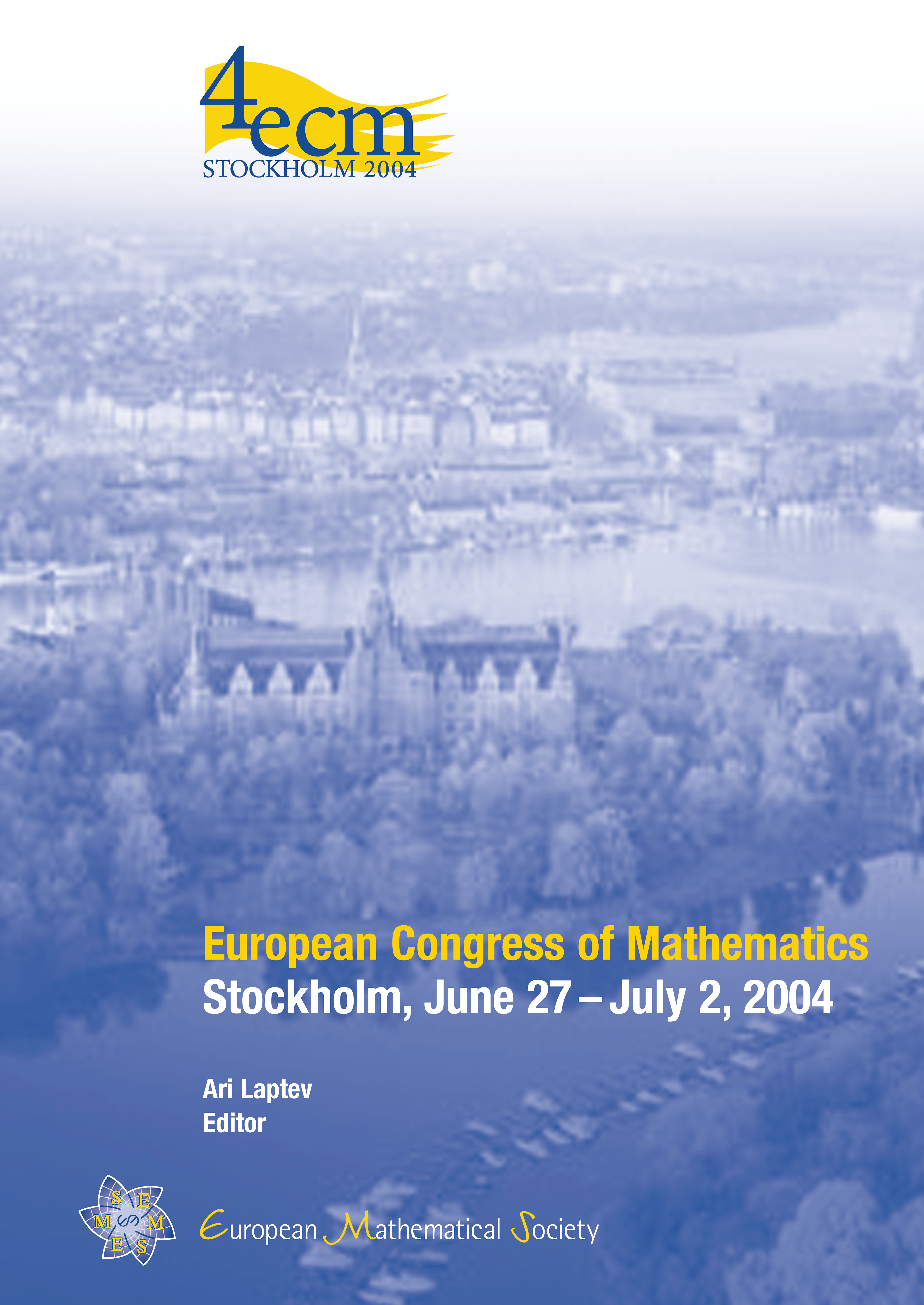 European Congress of Mathematics cover