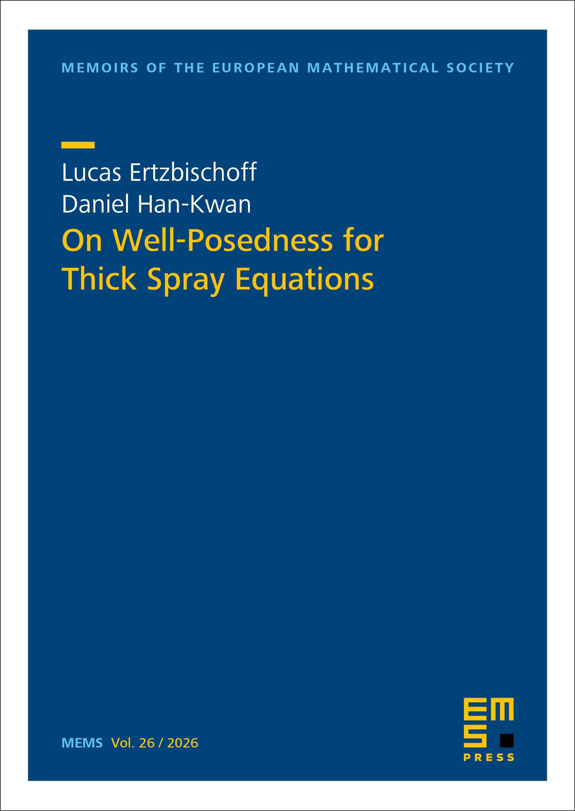 On Well-Posedness for Thick Spray Equations cover