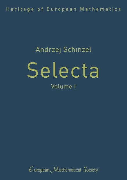 Andrzej Schinzel, Selecta cover