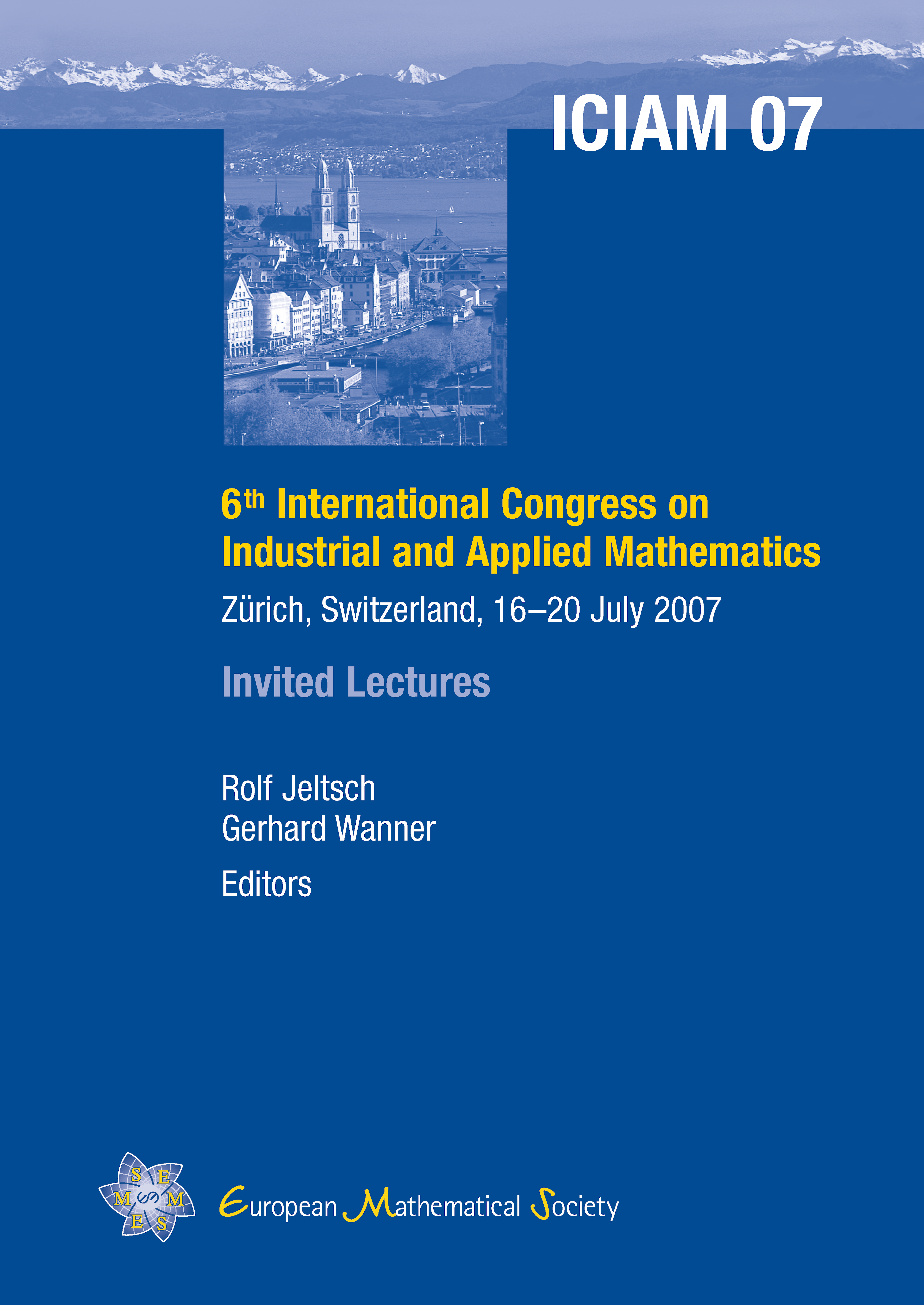 6th International Congress on Industrial and Applied Mathematics cover