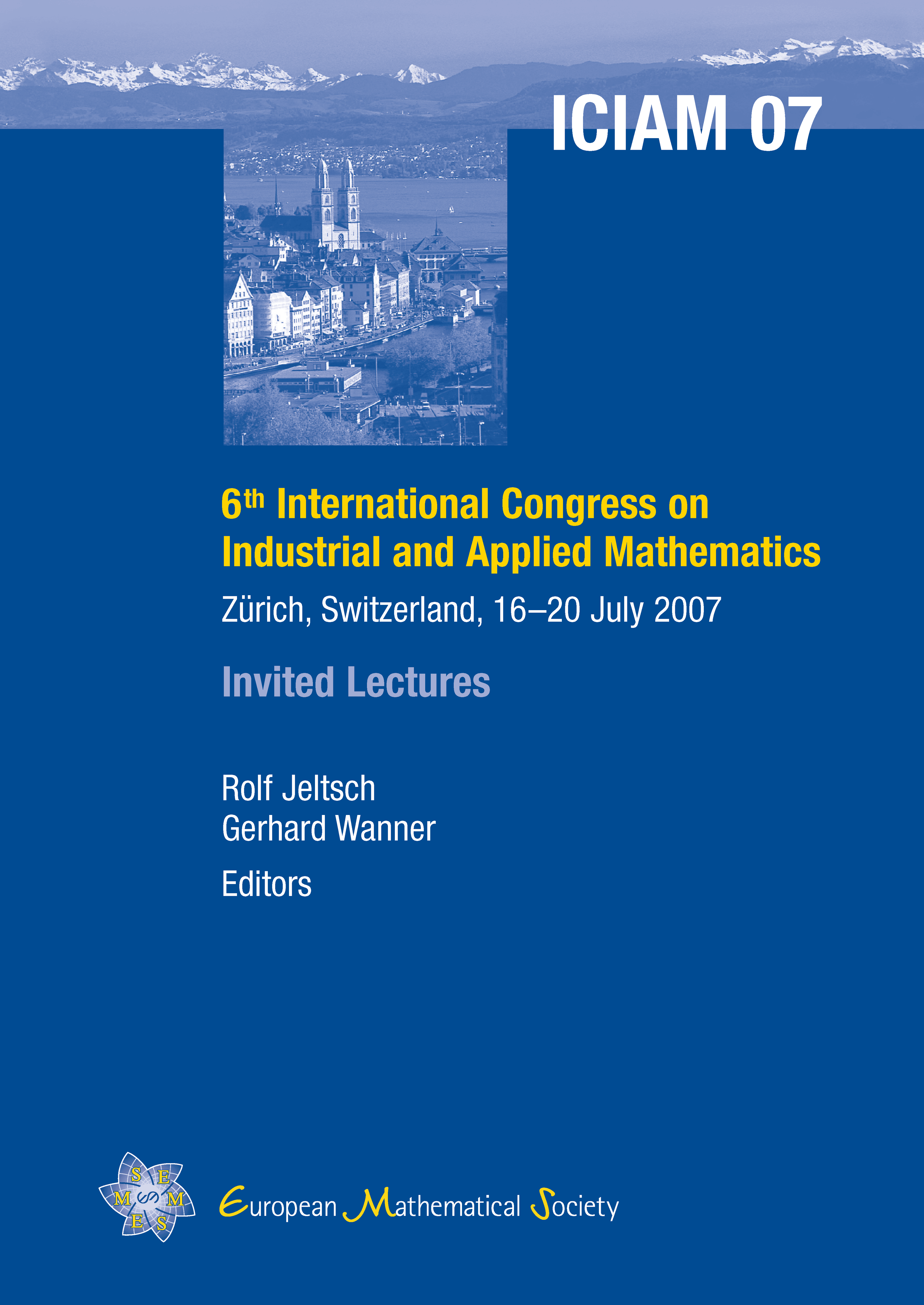 6th International Congress on Industrial and Applied Mathematics cover