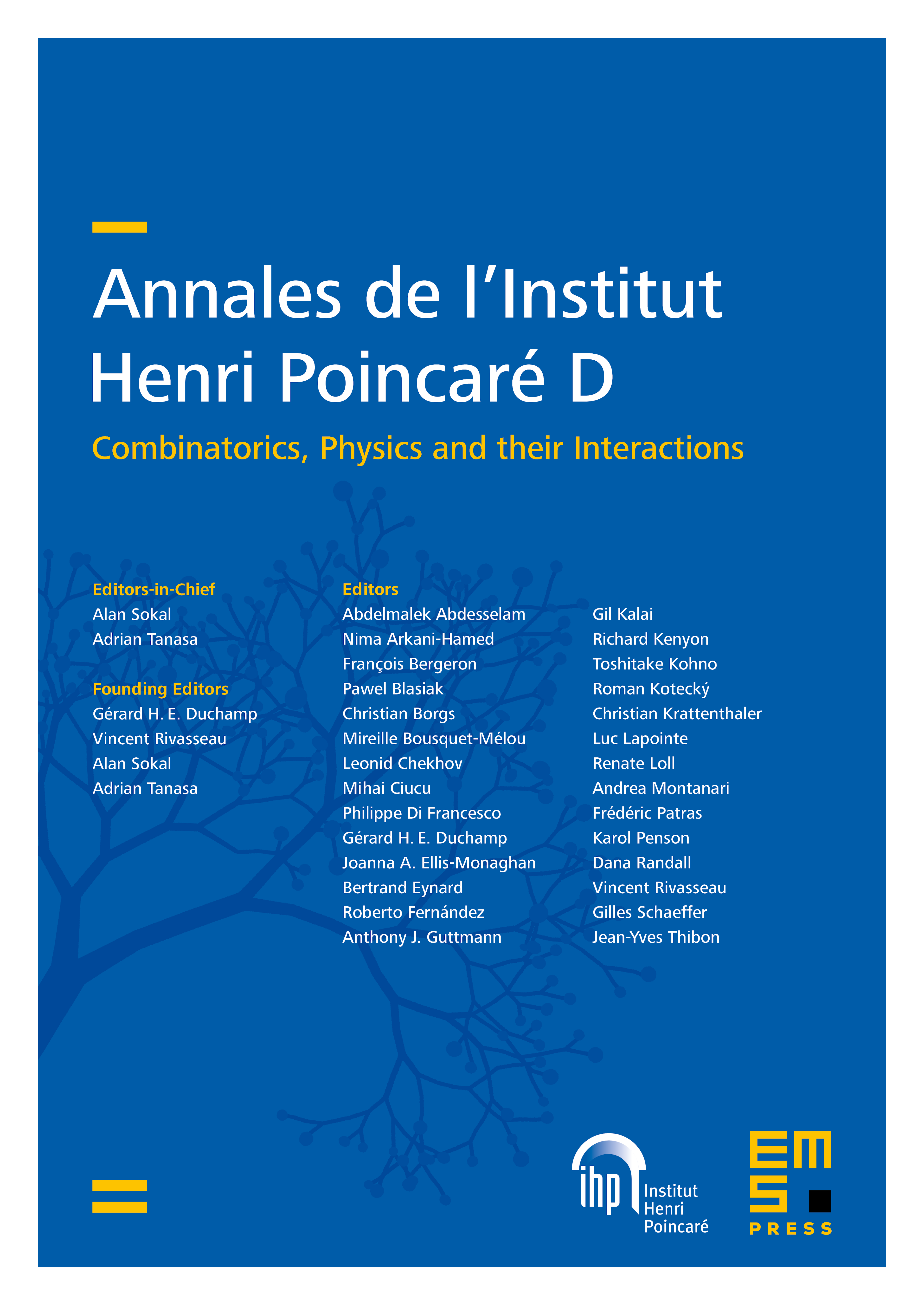 Ann. Inst. Henri Poincaré Comb. Phys. Interact. cover