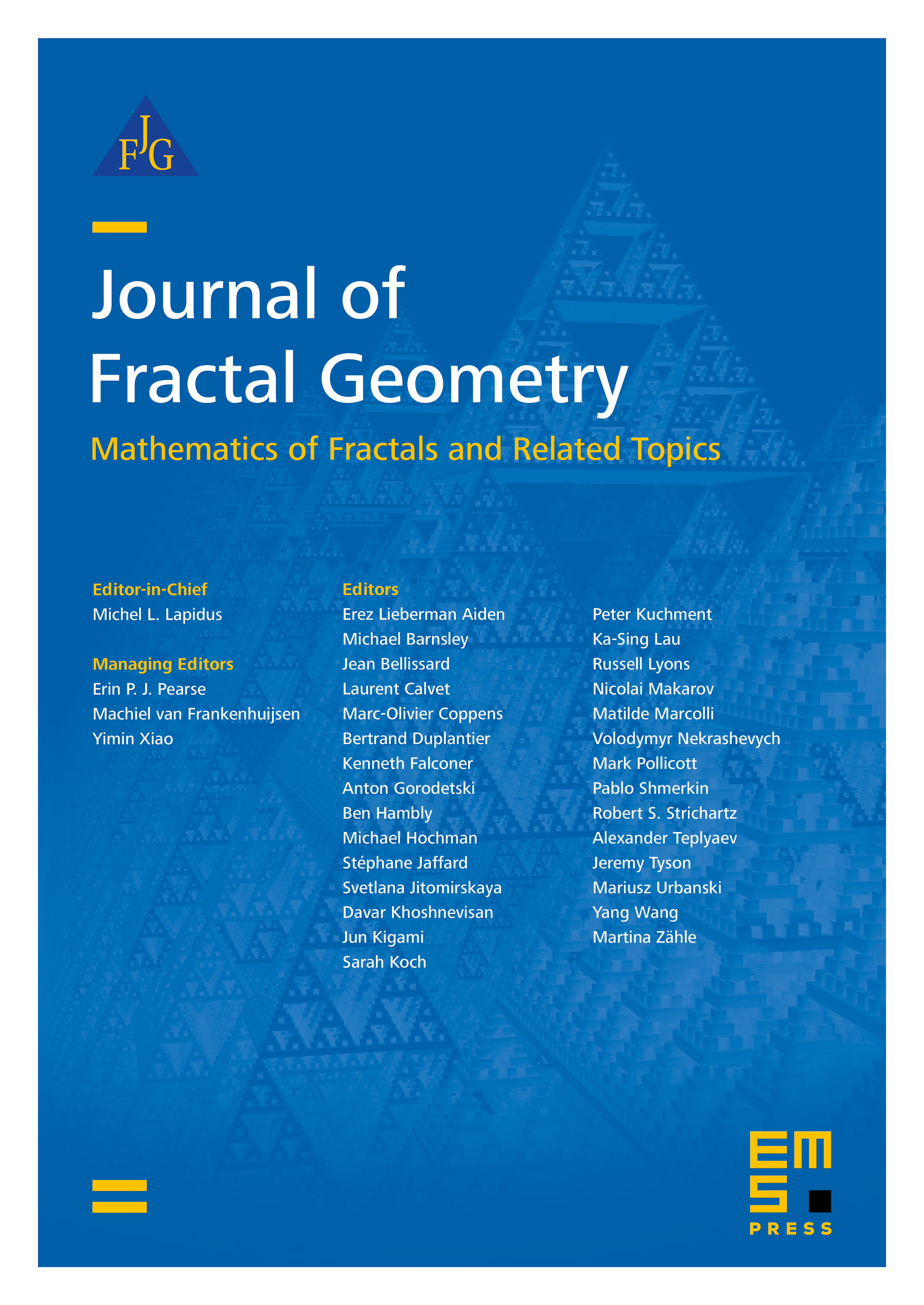J. Fractal Geom. cover