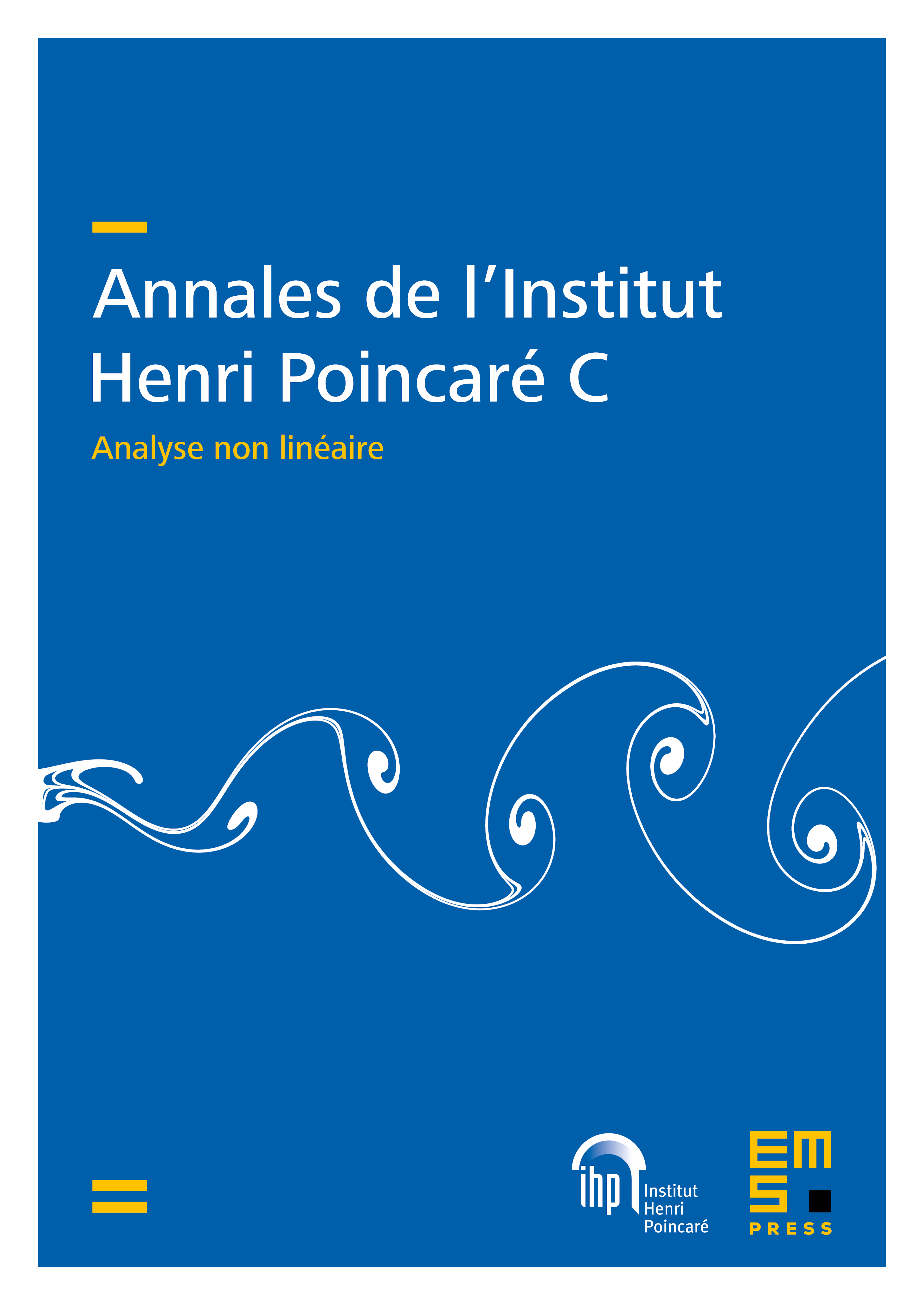 Annales de l'Institut Henri Poincaré C cover