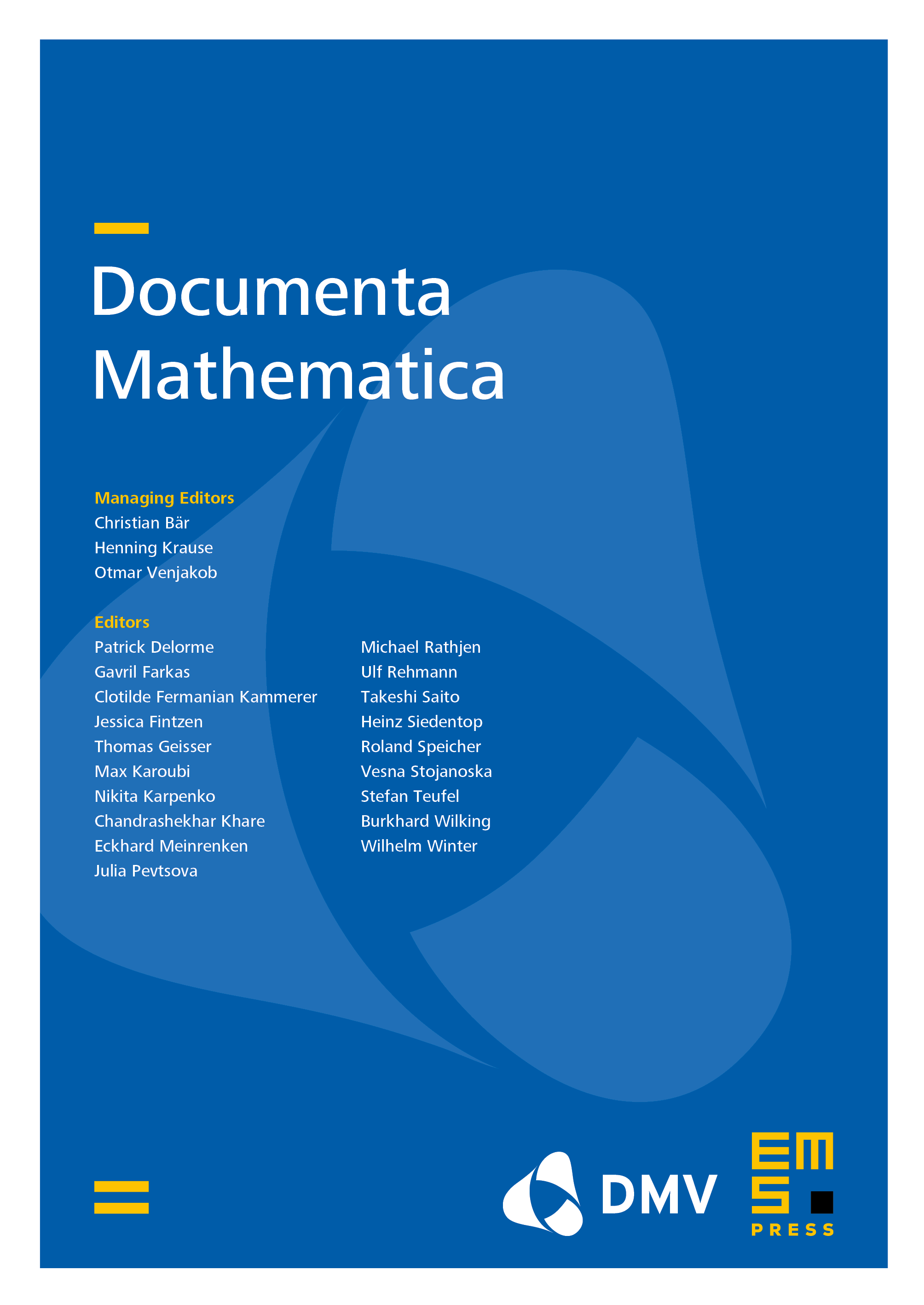 Documenta Mathematica cover