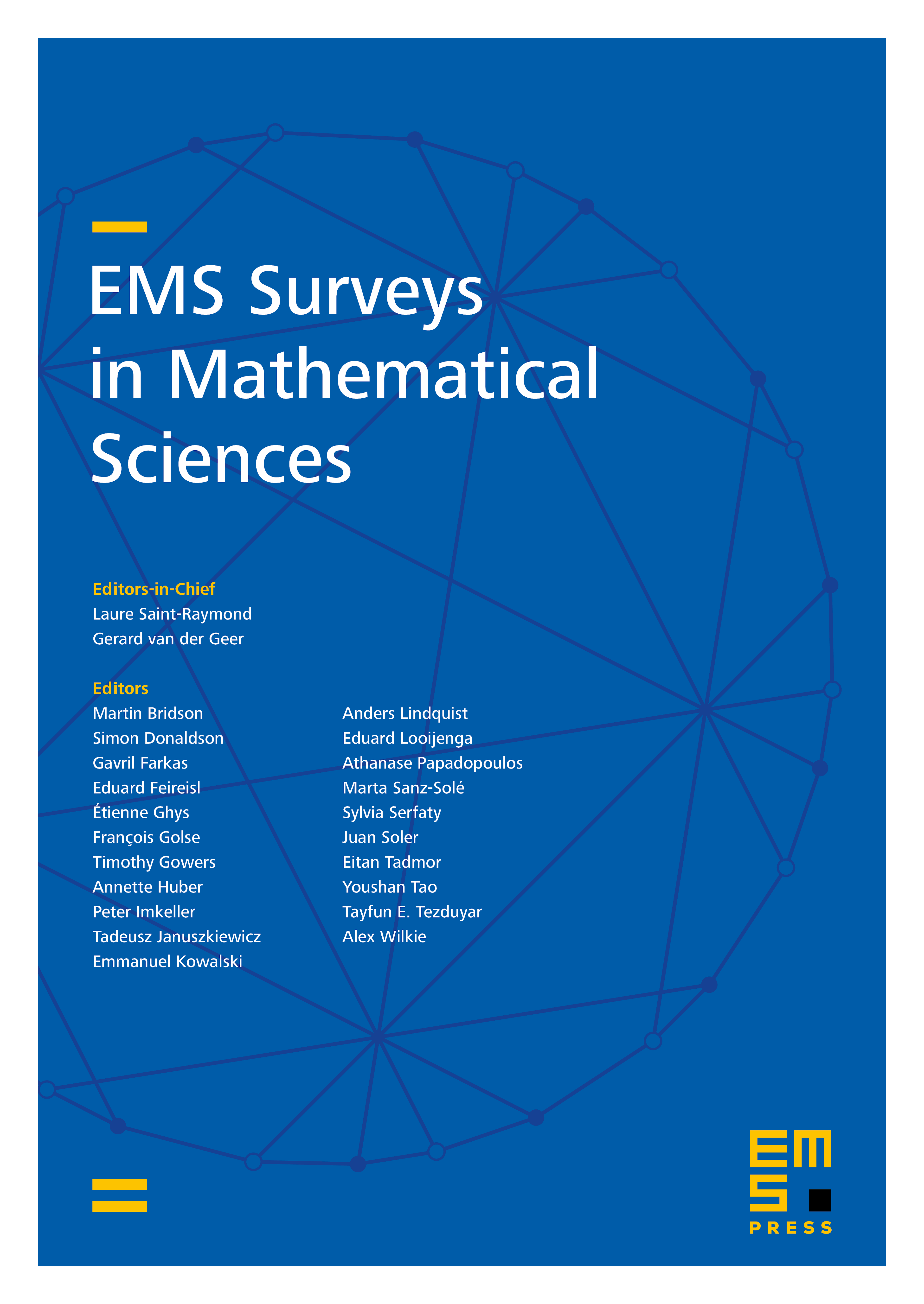EMS Surveys in Mathematical Sciences cover