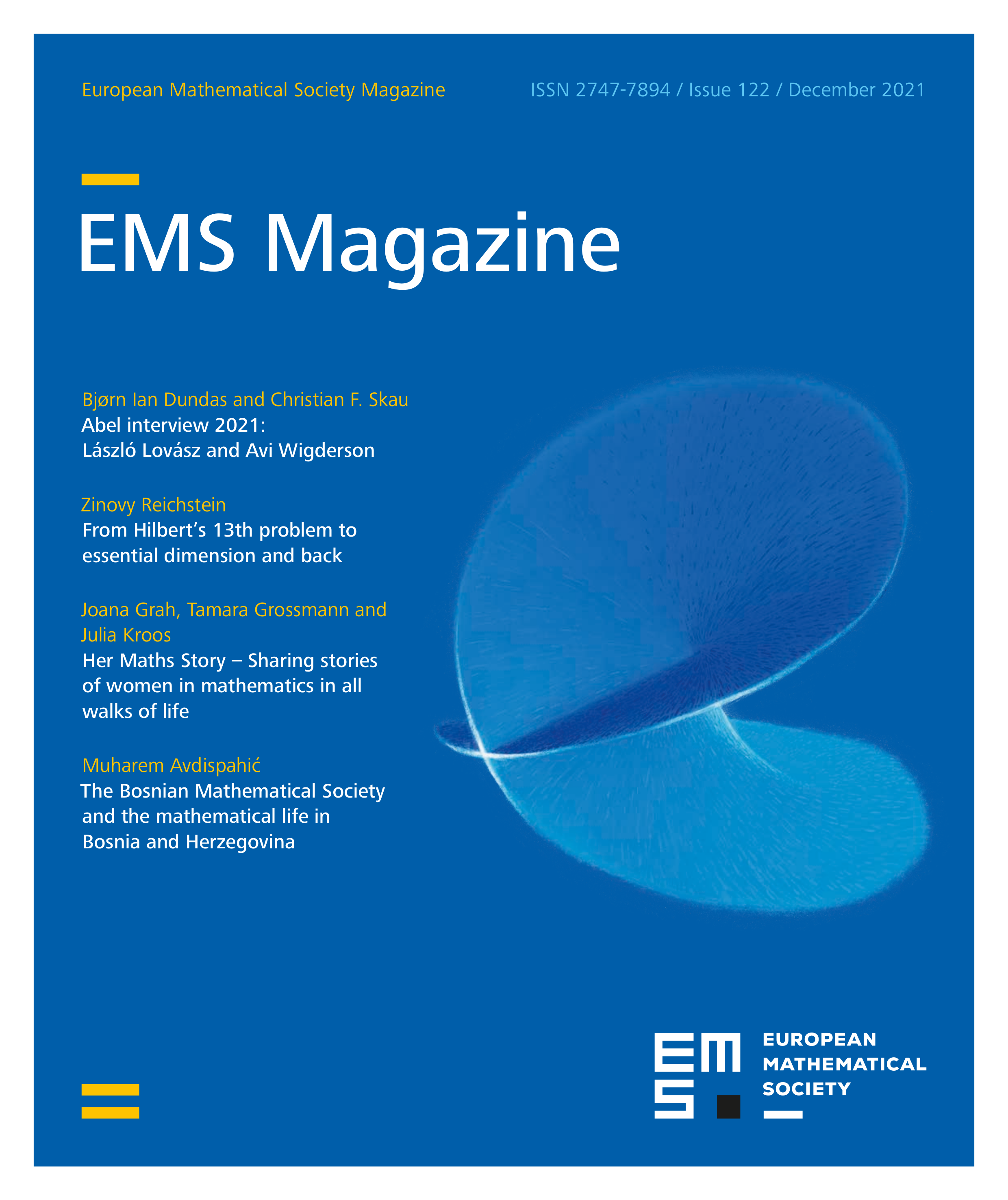 European Mathematical Society Magazine cover