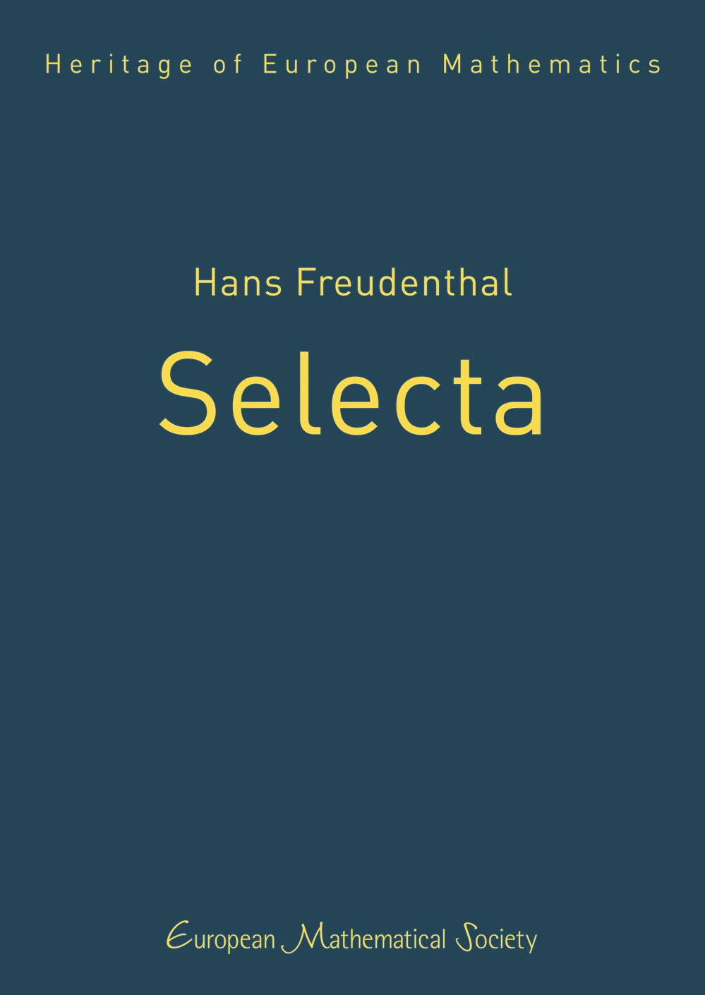 Hans Freudenthal, Selecta cover
